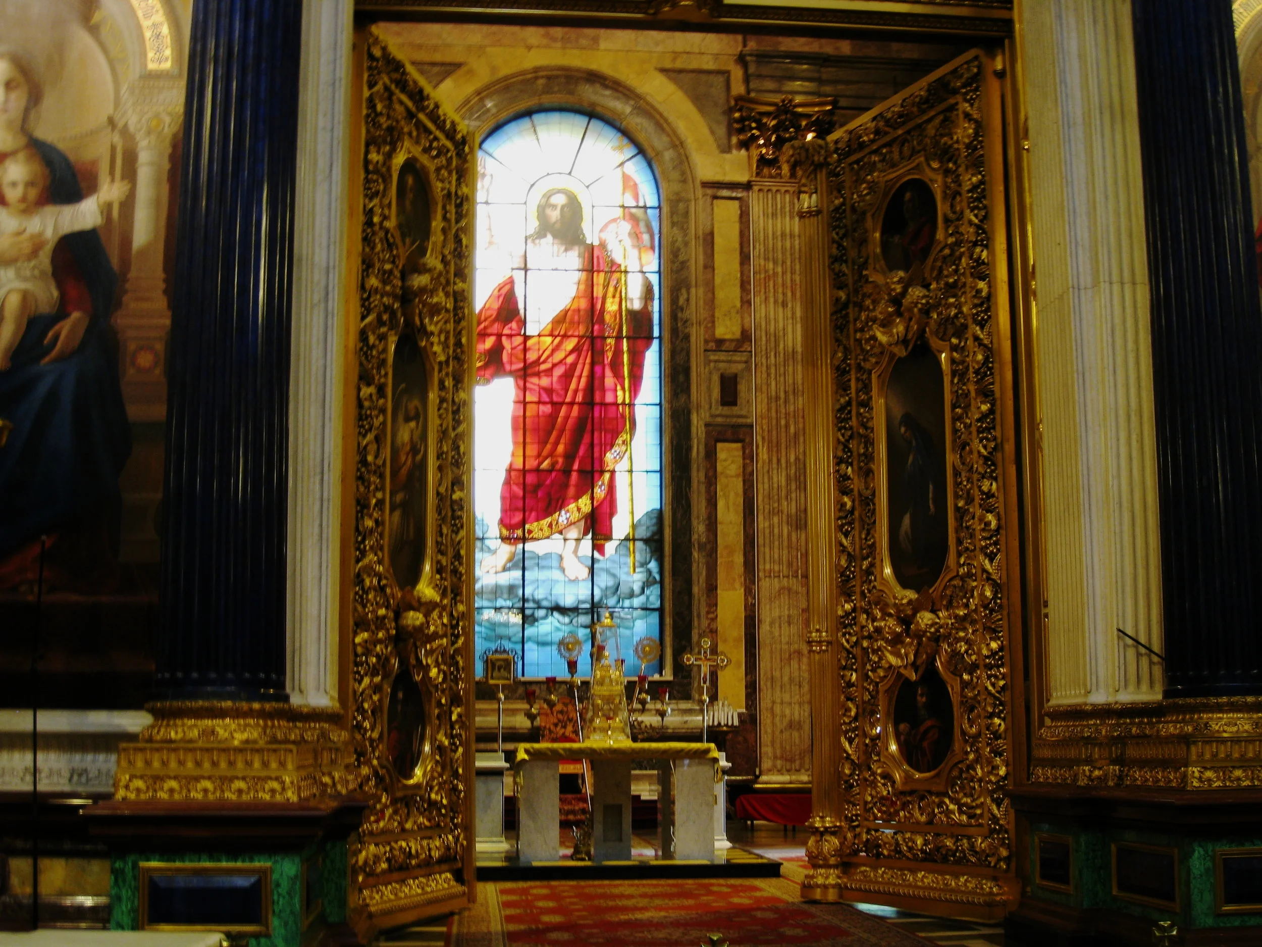  St. Petersburg--St. Isaac church--Interior--Interior Altar 