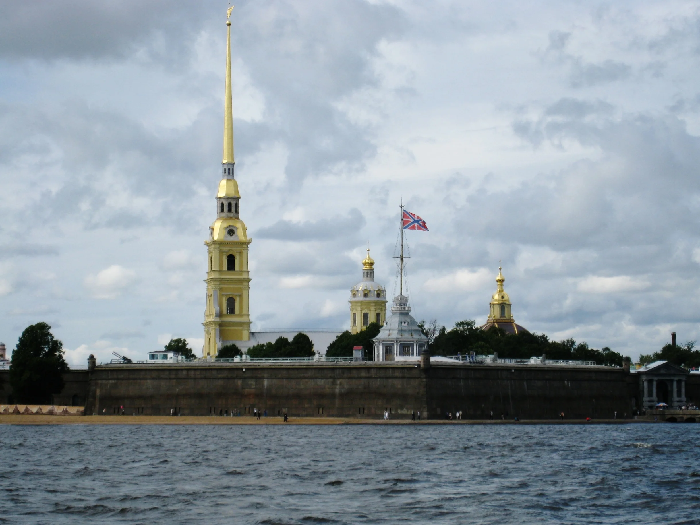  St. Petersburg--The Peter and Paul Fortress--From the Neva 