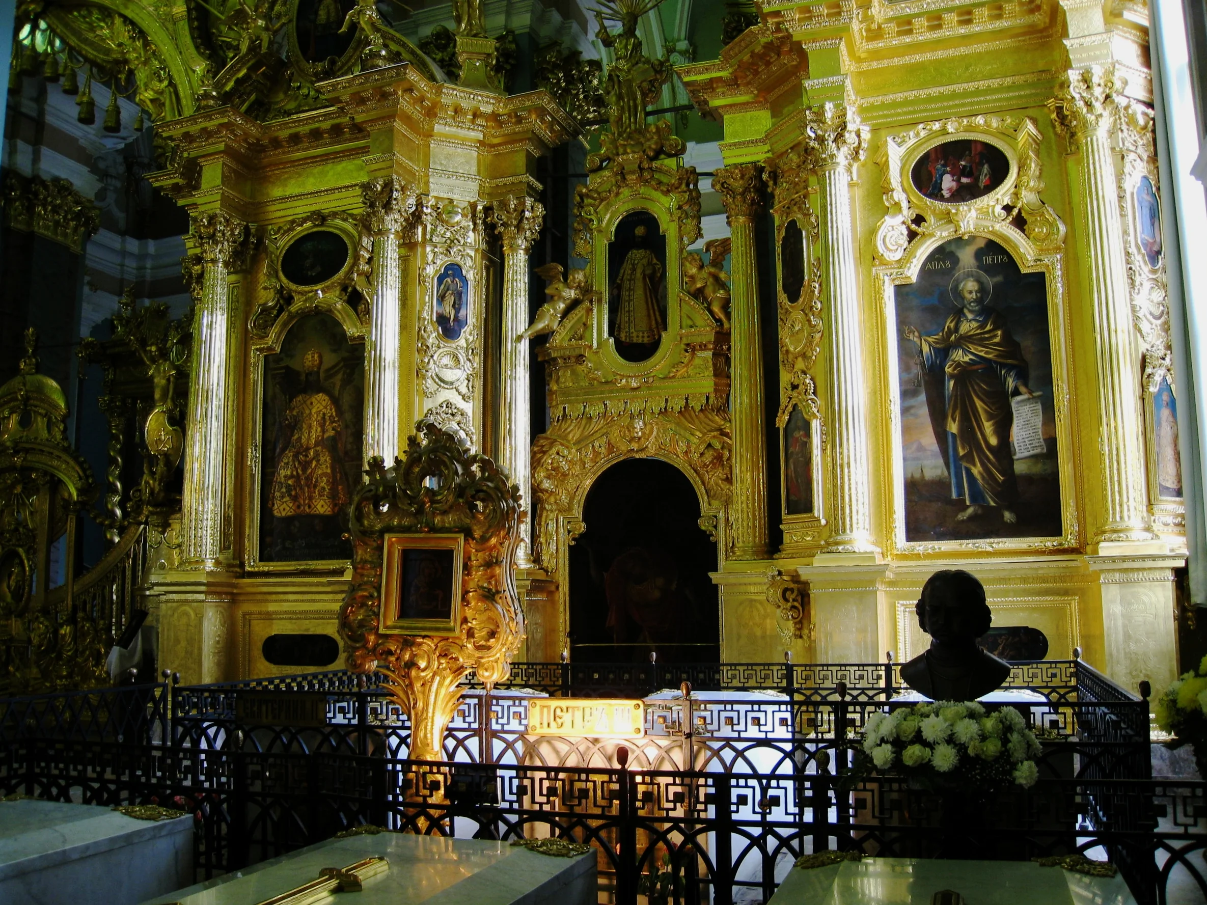  St. Petersburg--Peter and Paul Fortress--Peter and Paul Church--Side Altar 