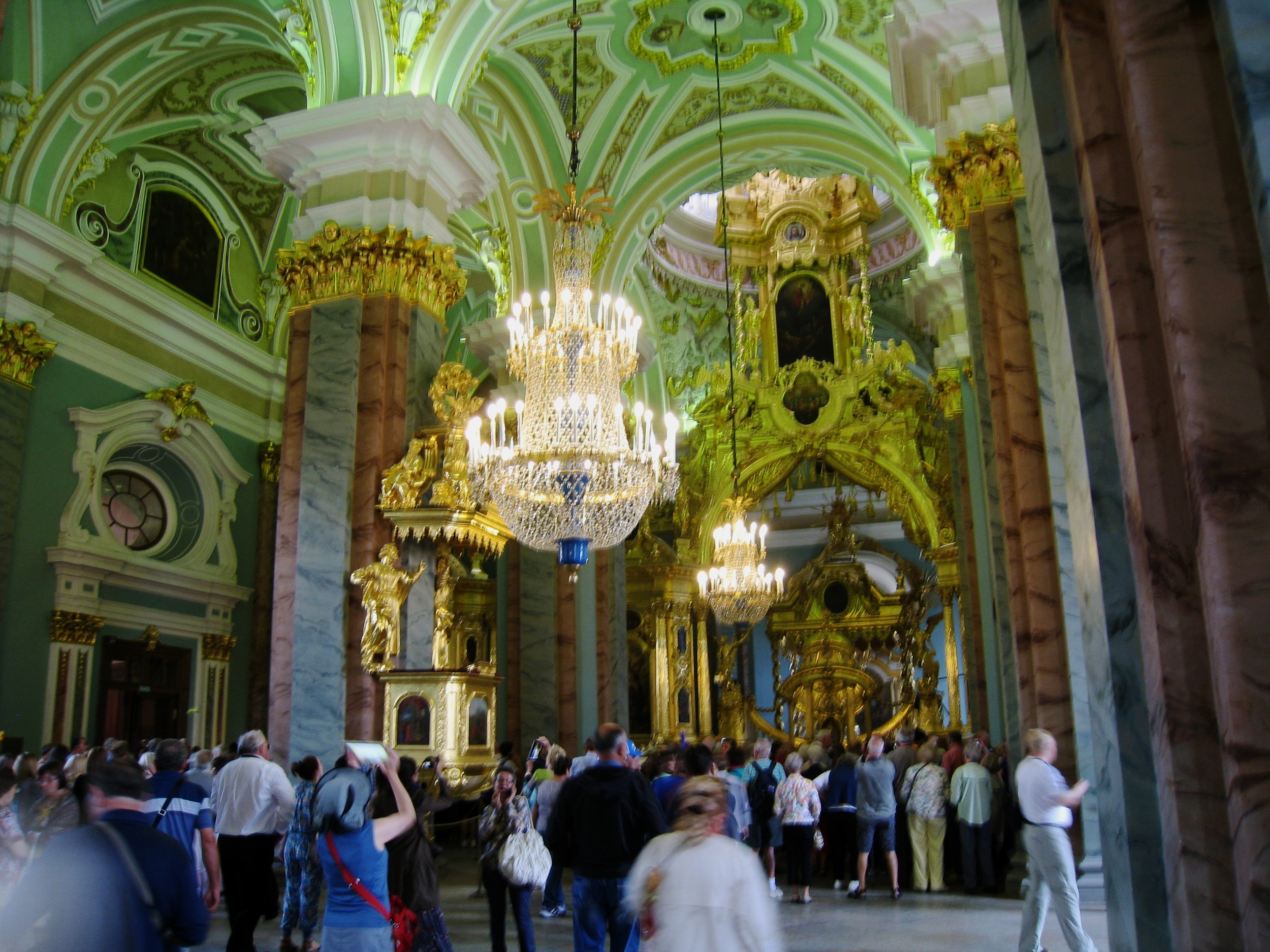  St. Petersburg--Peter and Paul Fortress--Peter and Paul Church--Interior overview 