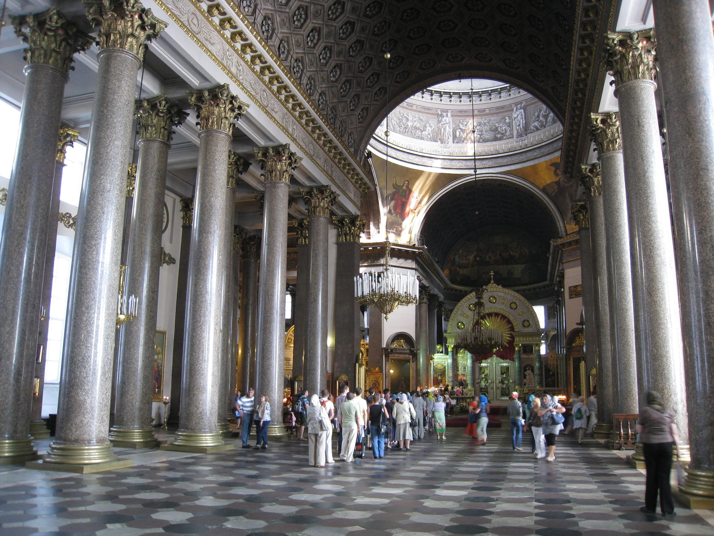  St. Petersburg--Nevsky Prospect--Kazan Cathedral--Interior 