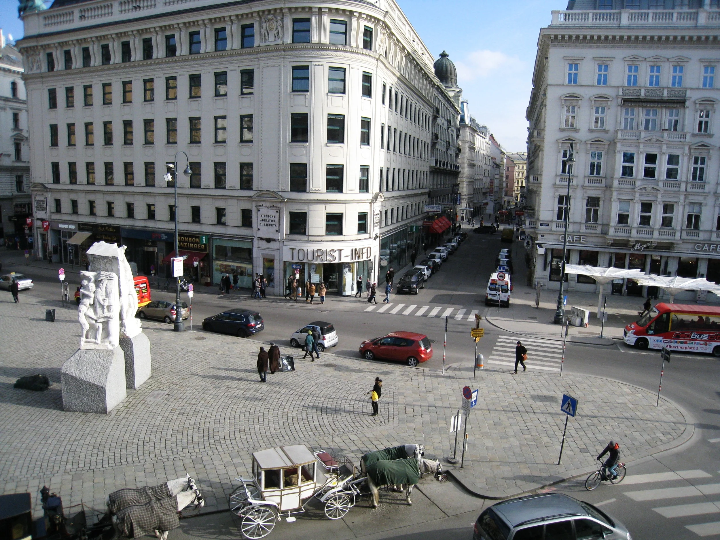 Vienna--View from the Albertina (Mozart Cafe) 