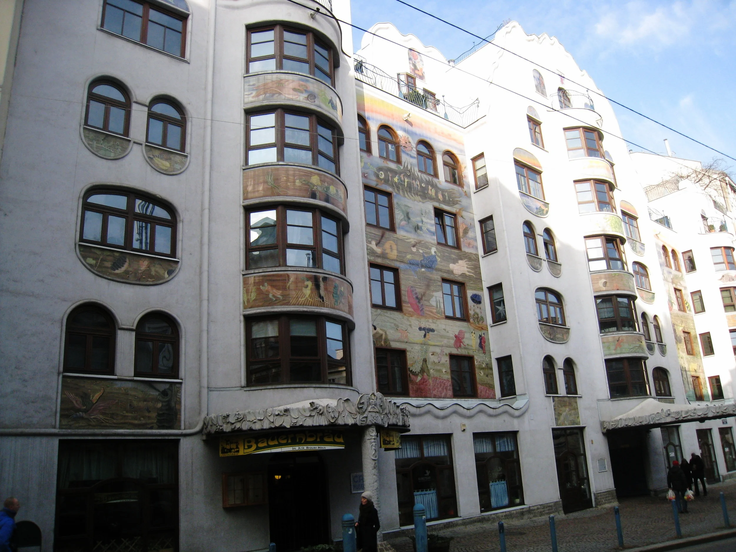  Vienna--Art deco building along Gumpendorfer Strasse 