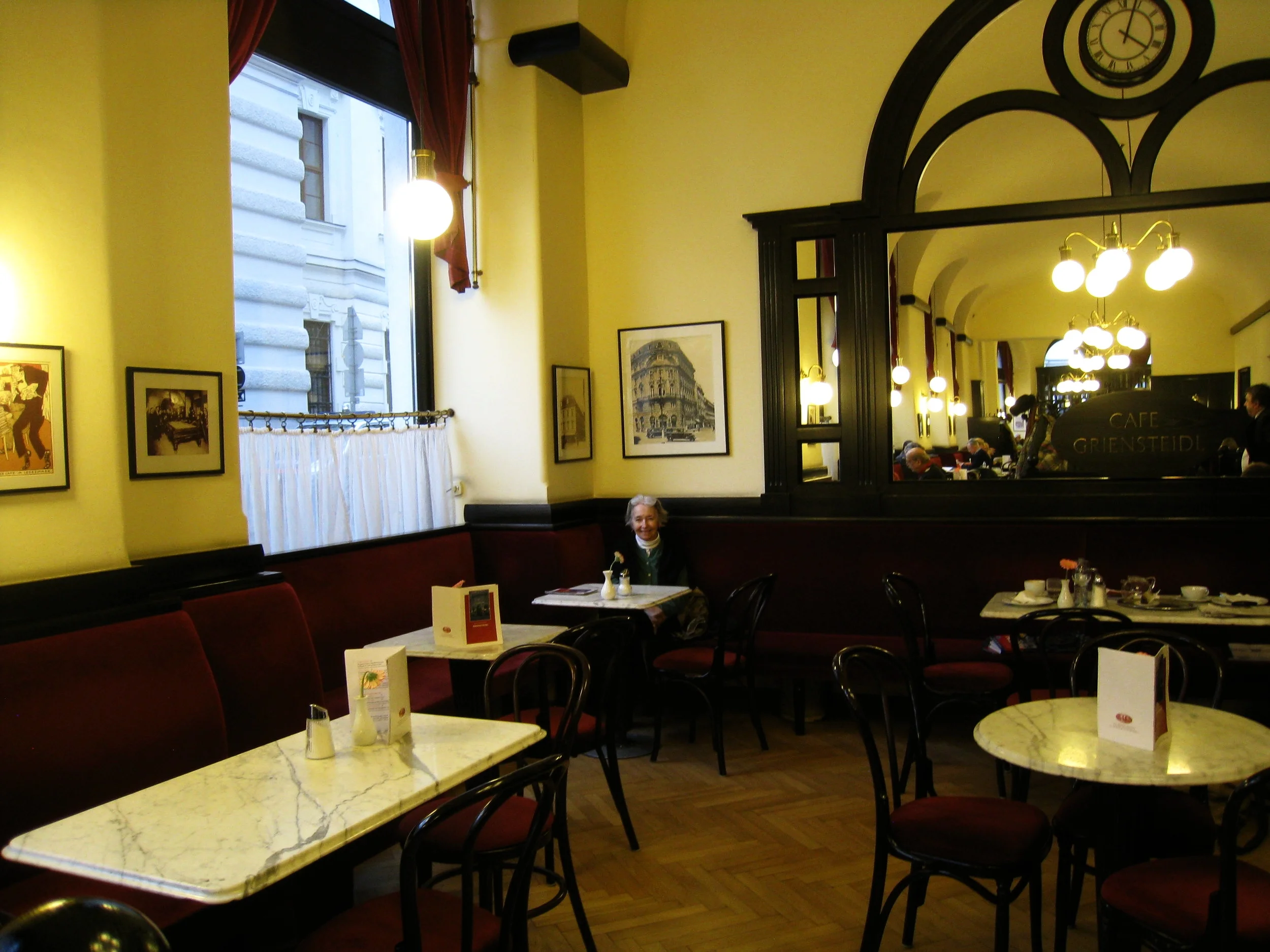  Vienna--Cafe Griensteidl, with Carrol Benner Kindel 