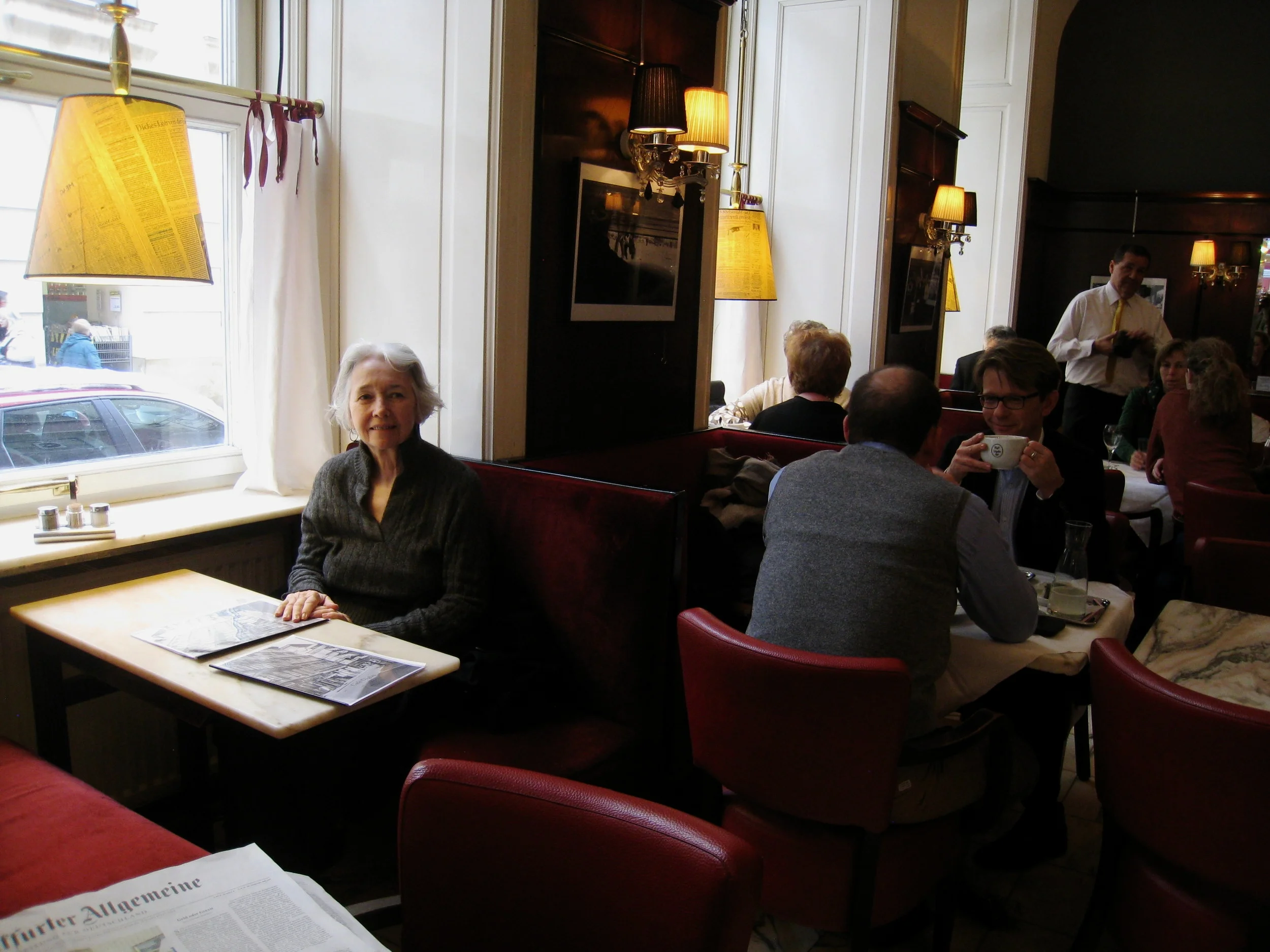  Vienna--Carrol in Diglas Cafe 