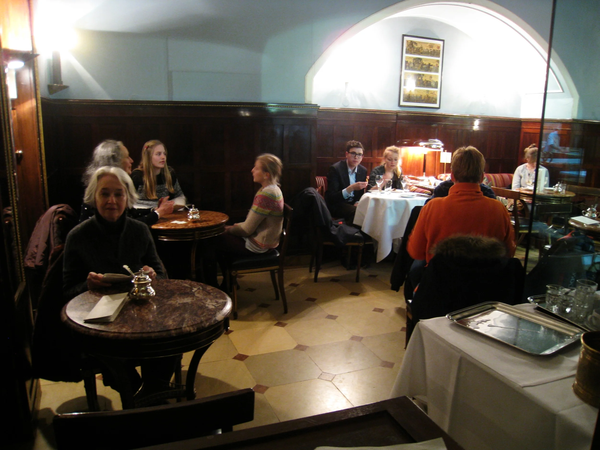  Vienna--Old City--The Demel Cafe with Carrol 