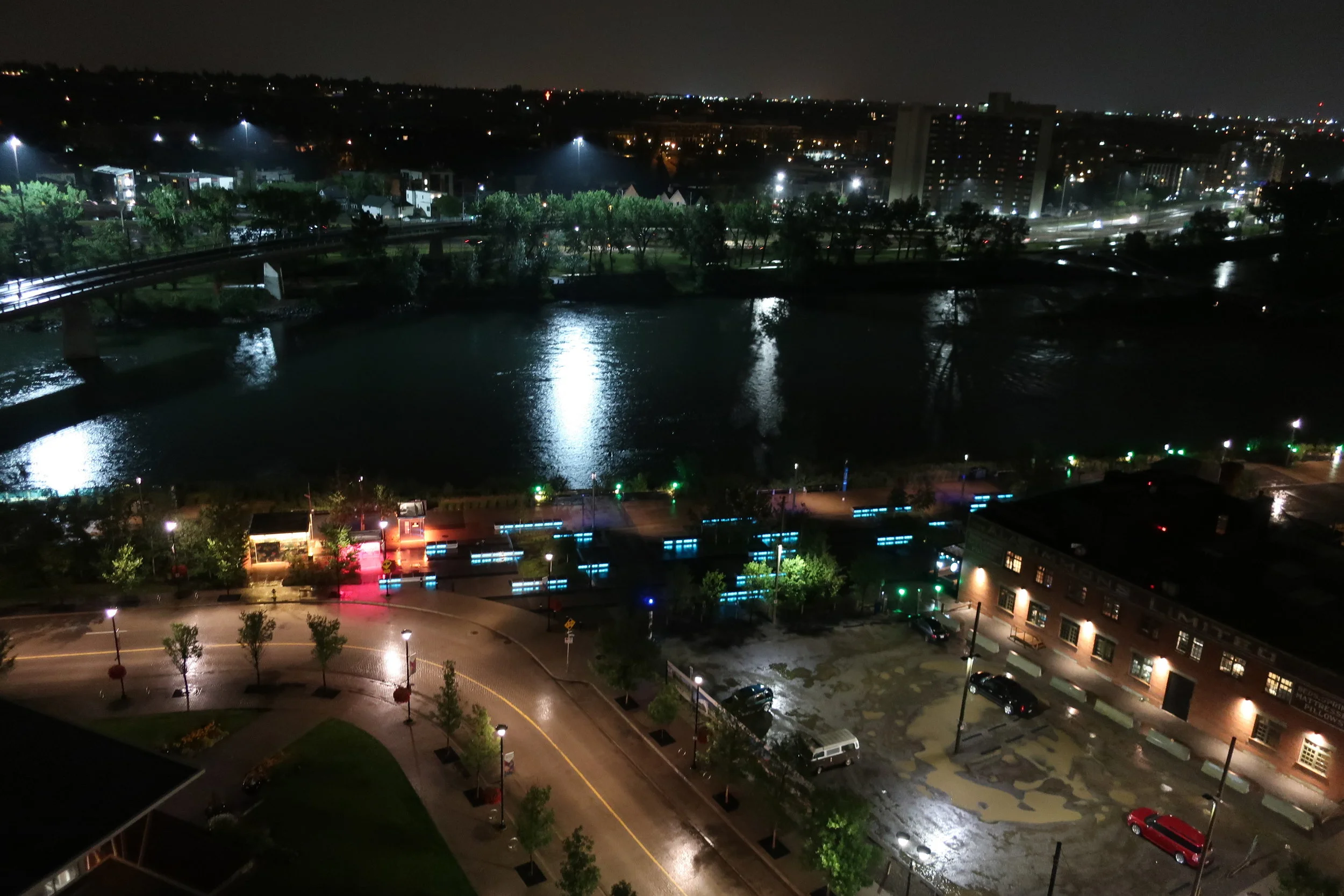  Calgary--Looking to suburbs from our apartment 