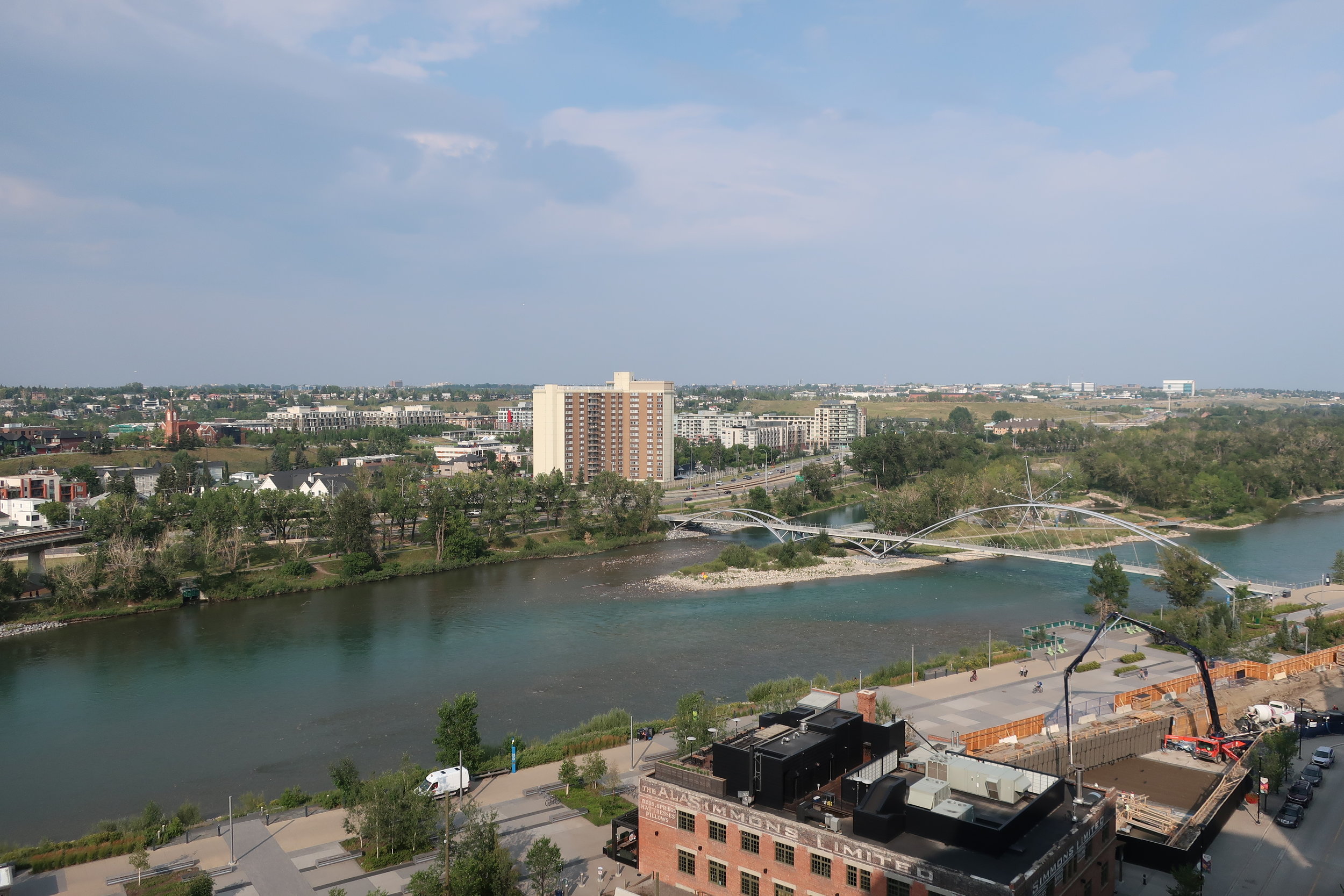  Calgary--Looking to suburbs from our apartment 