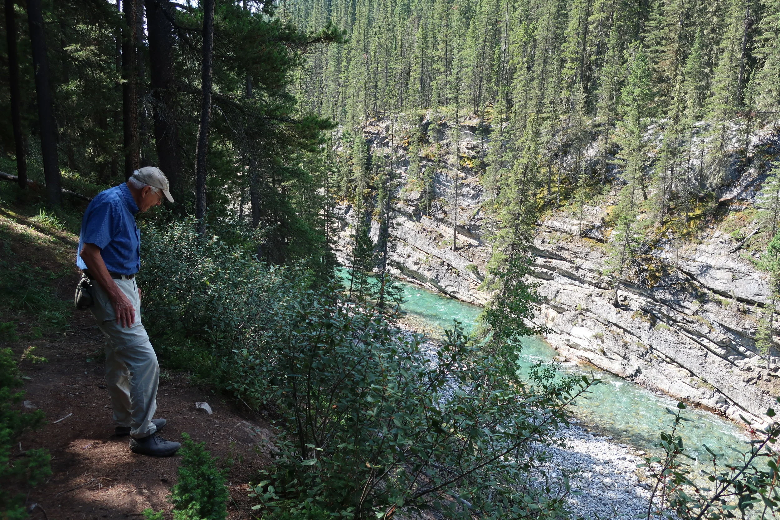  Banff--Lake Minnewanka--River gorge hike--Paul Kindel 