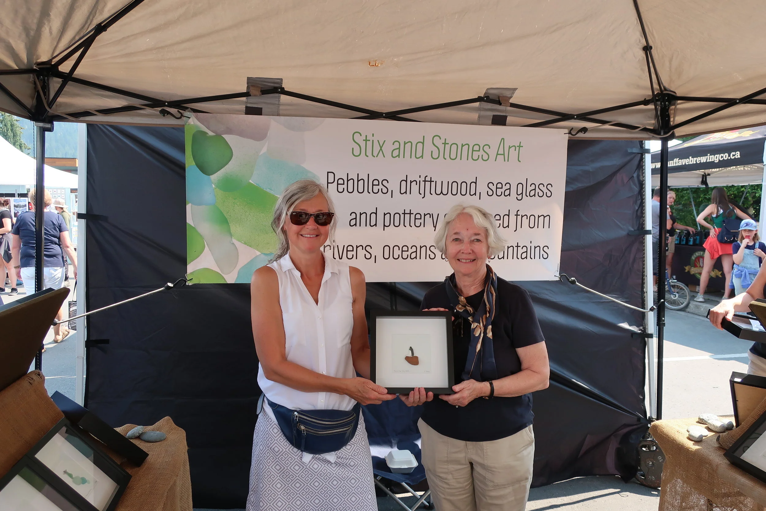  Banff--Market--Wedding gift for Alex and McKinsey. Artist Deb Gibbs and Carrol Benner Kindel 