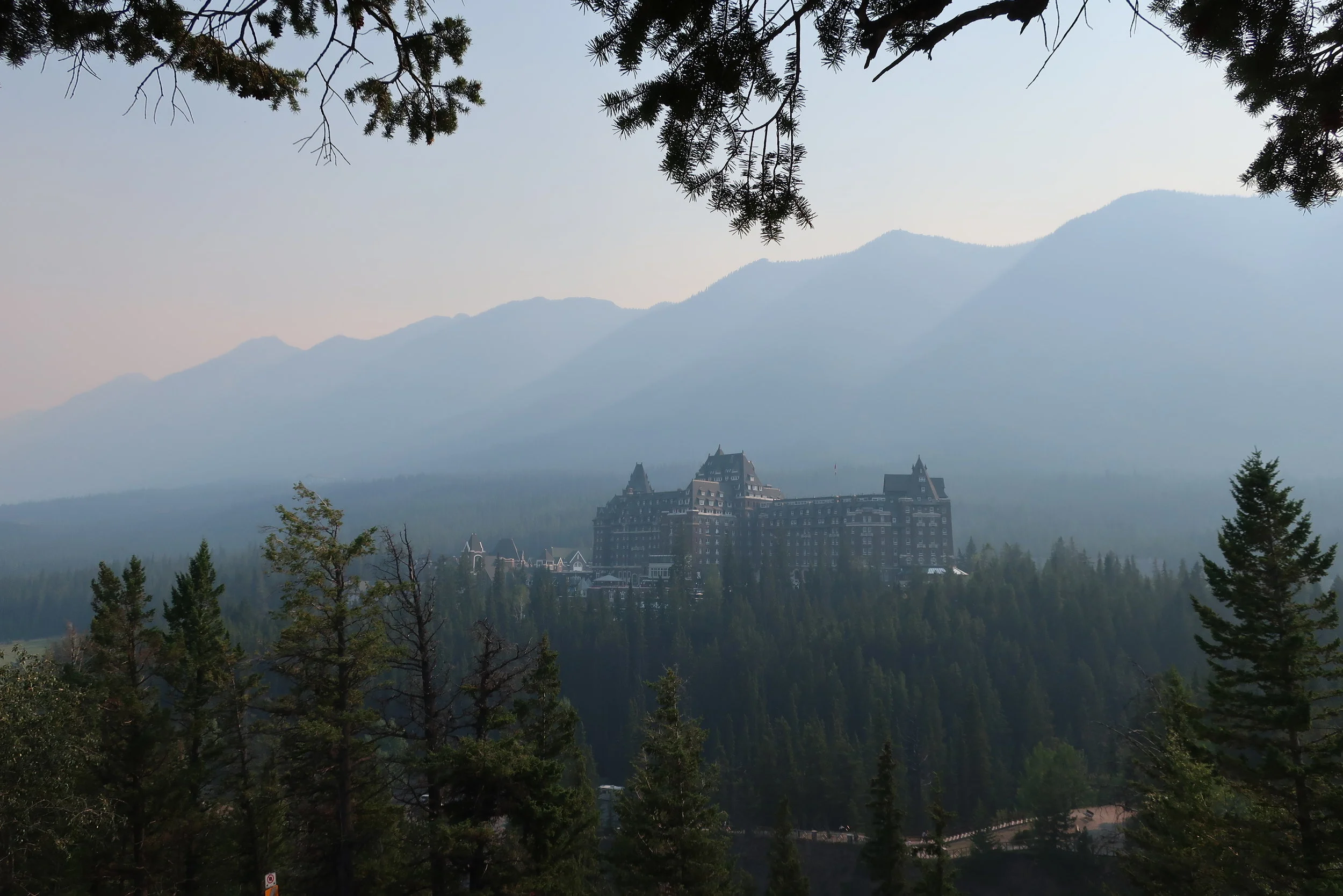  Banff--Banff Hotel (Haze from Wildfires) 