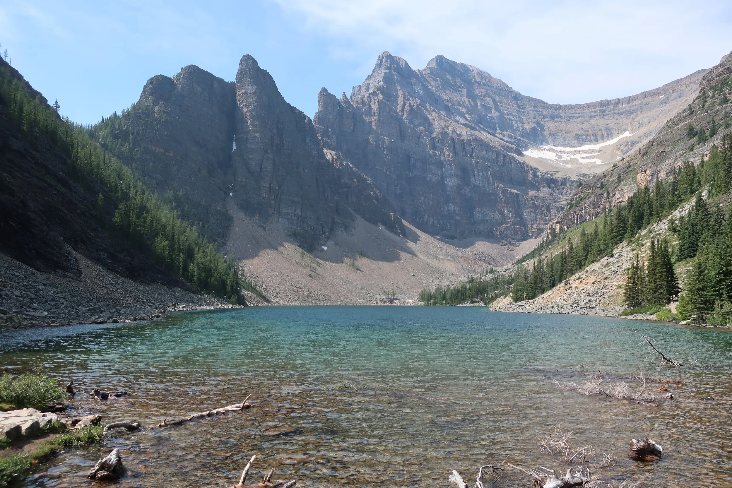  Lake Louise--Trail to Agnes Tea House--Mountain lake 