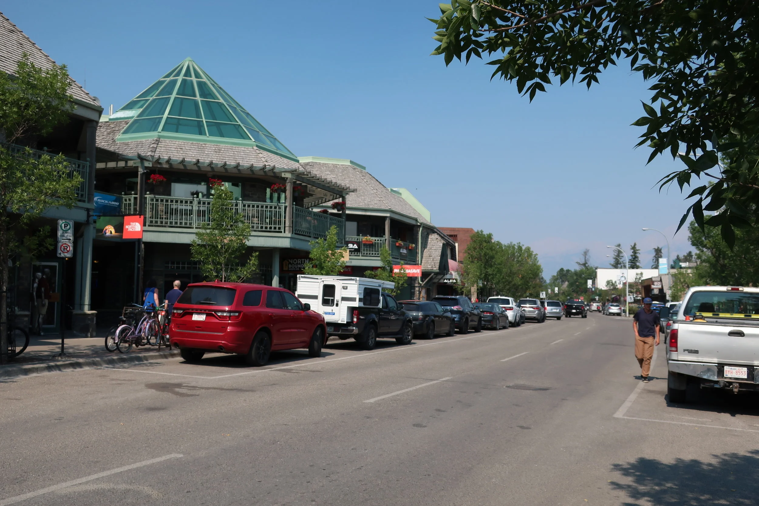  Banff and Jasper National Parks--Icefields Parkway--Jasper downtown 