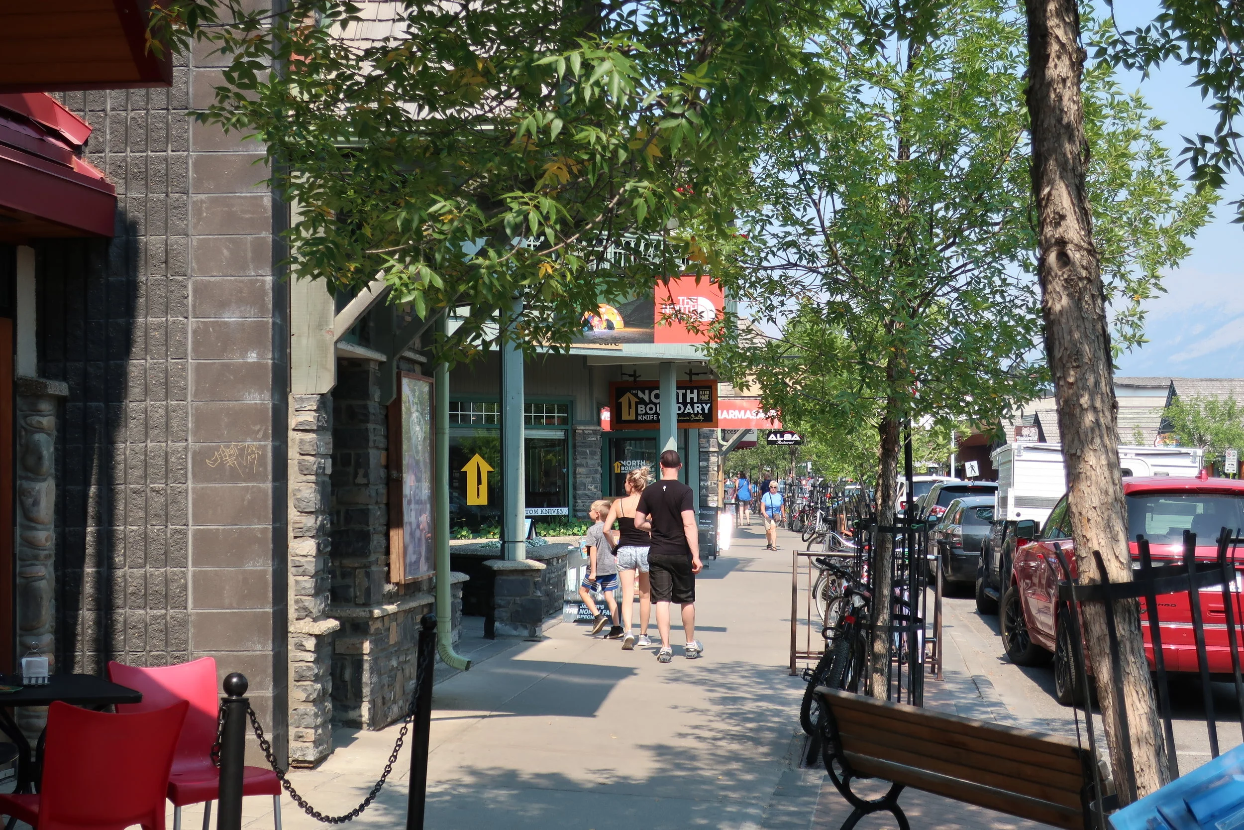  Banff and Jasper National Parks--Icefields Parkway--Jasper downtown 