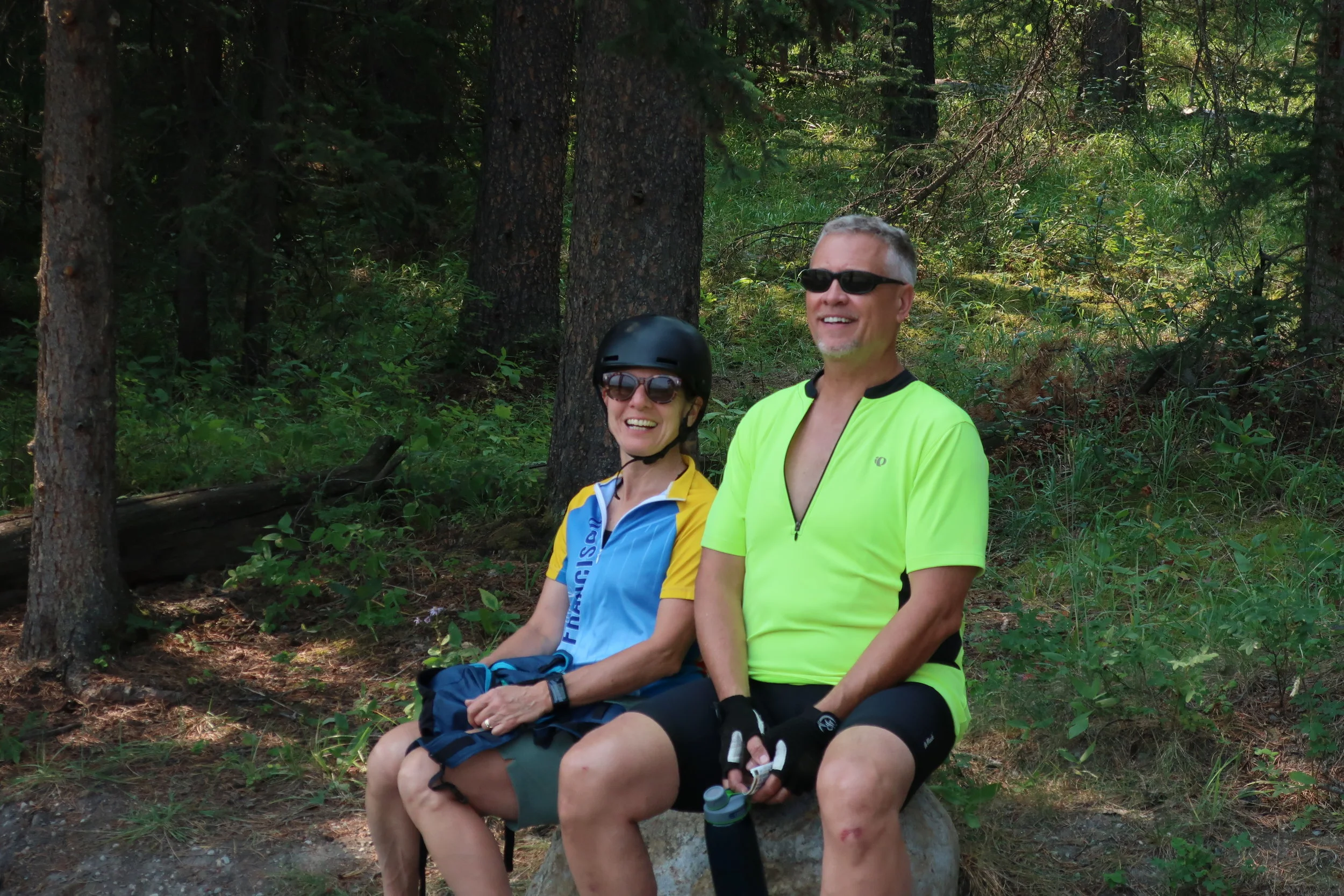  Canmore--By bike--Margit Kindel and Jim Coakley 