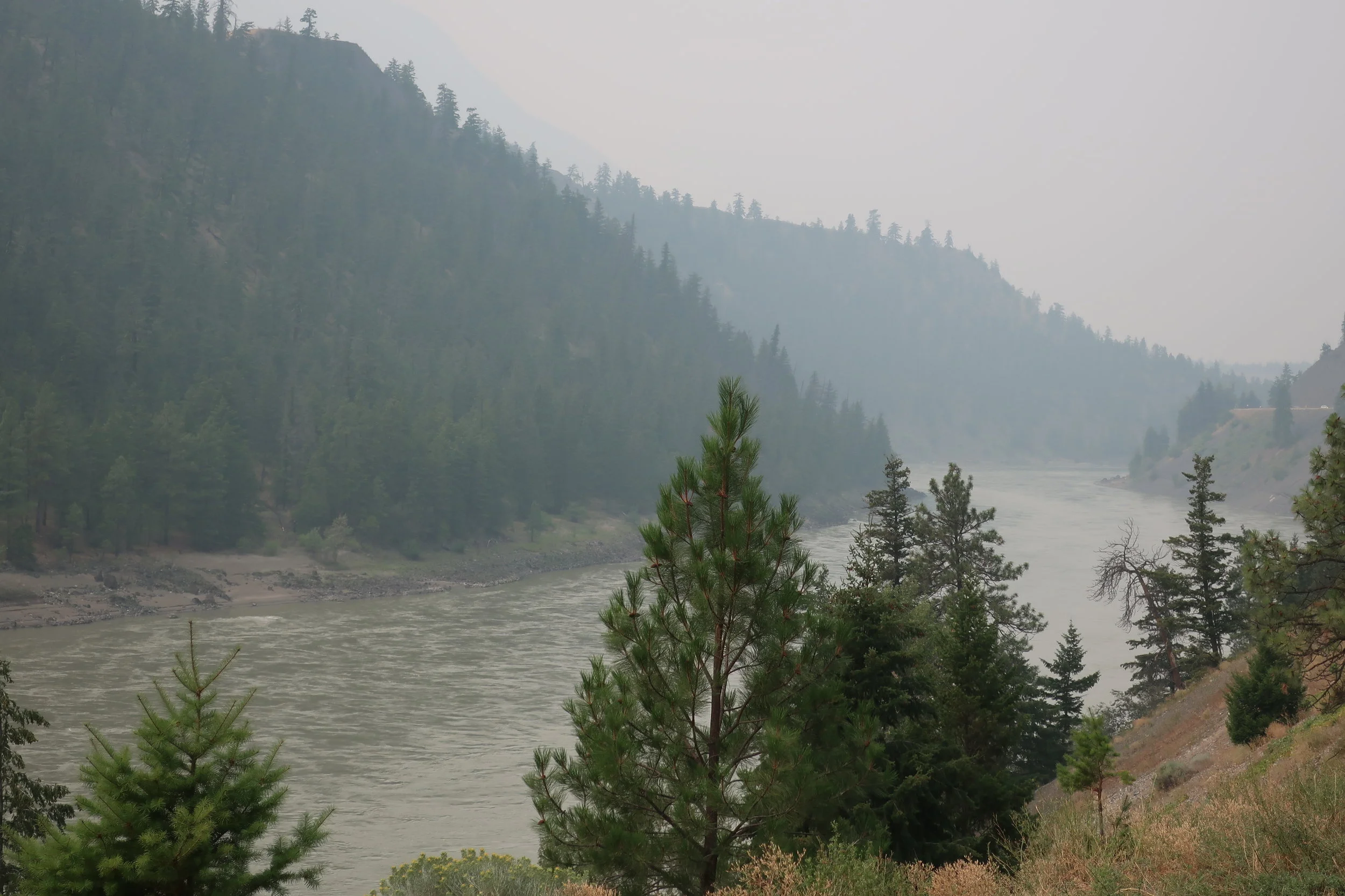  Llilooet--On the way to LLilooet--outside of Lytton--the Fraser River 