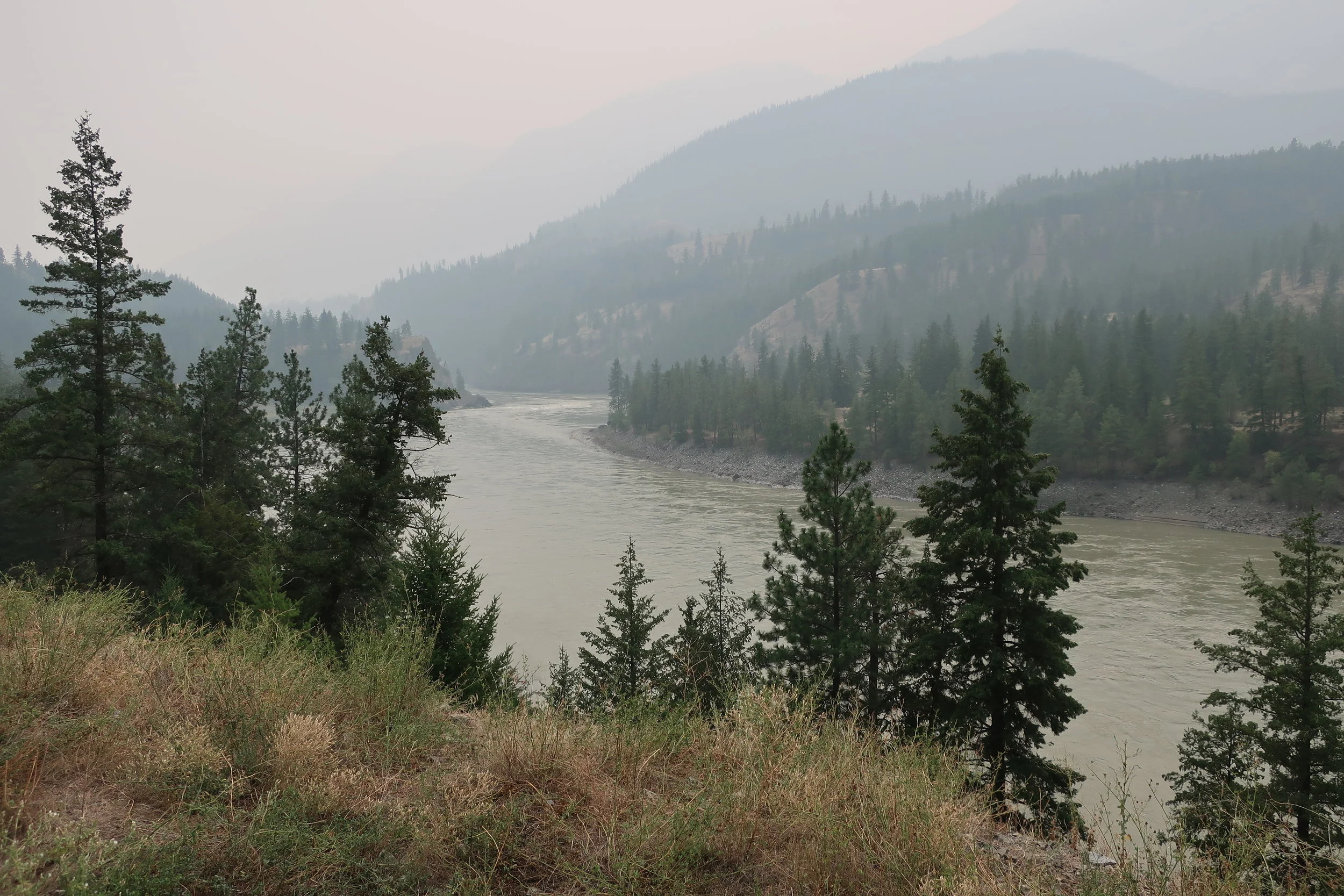  Llilooet--On the way to LLilooet--outside of Lytton--the Fraser River 