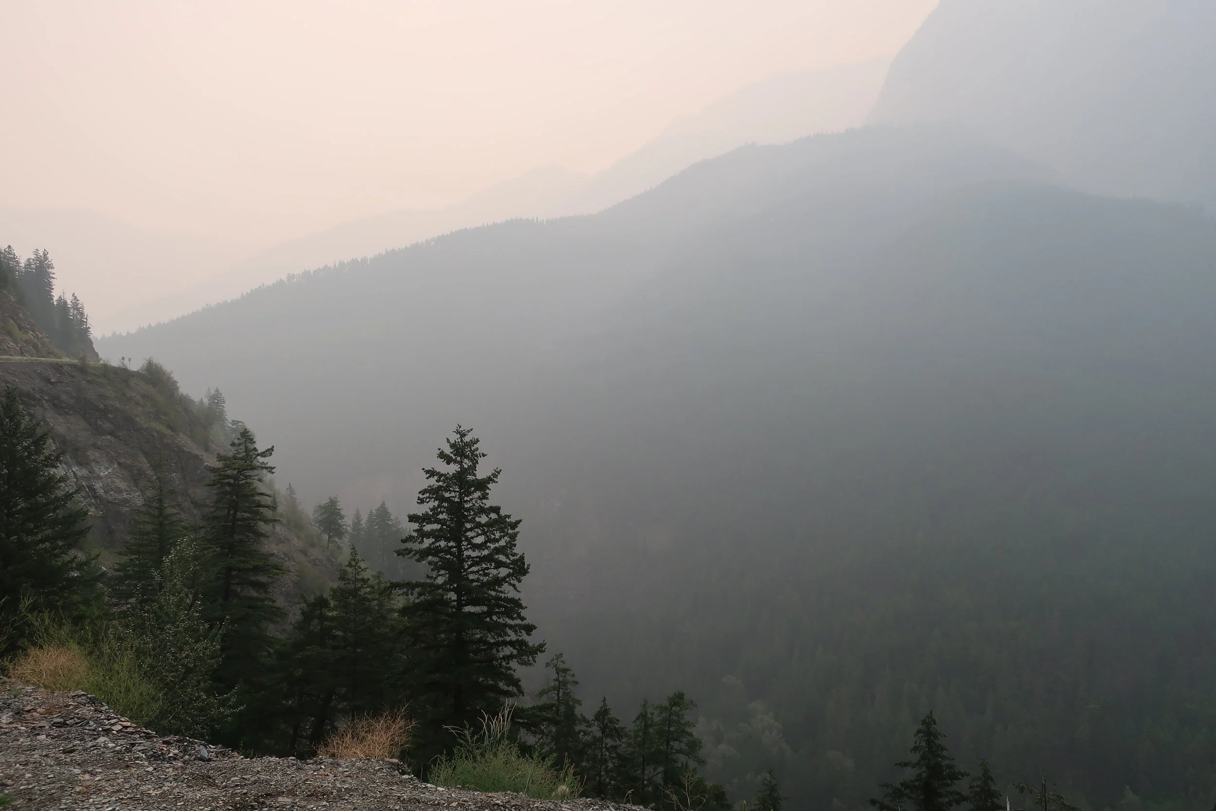  Llilooet--Going from Llilooet towards Whistler--Fantastic country 