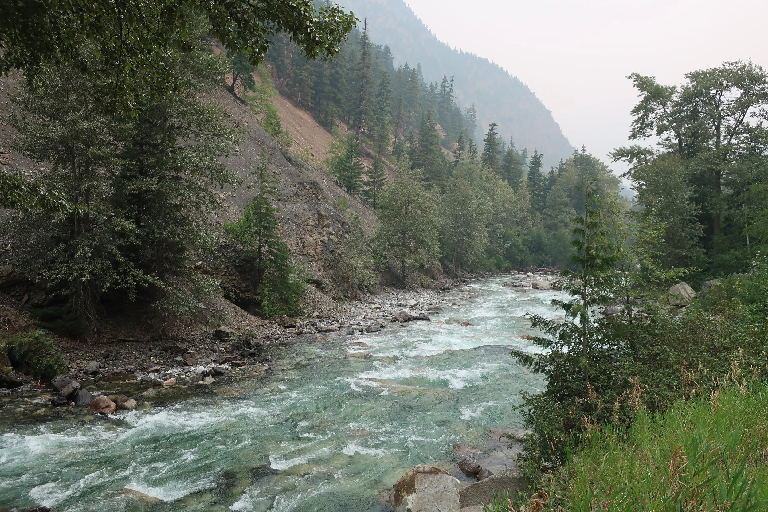  Llilooet--Going from Llilooet towards Whistler--Fantastic country 