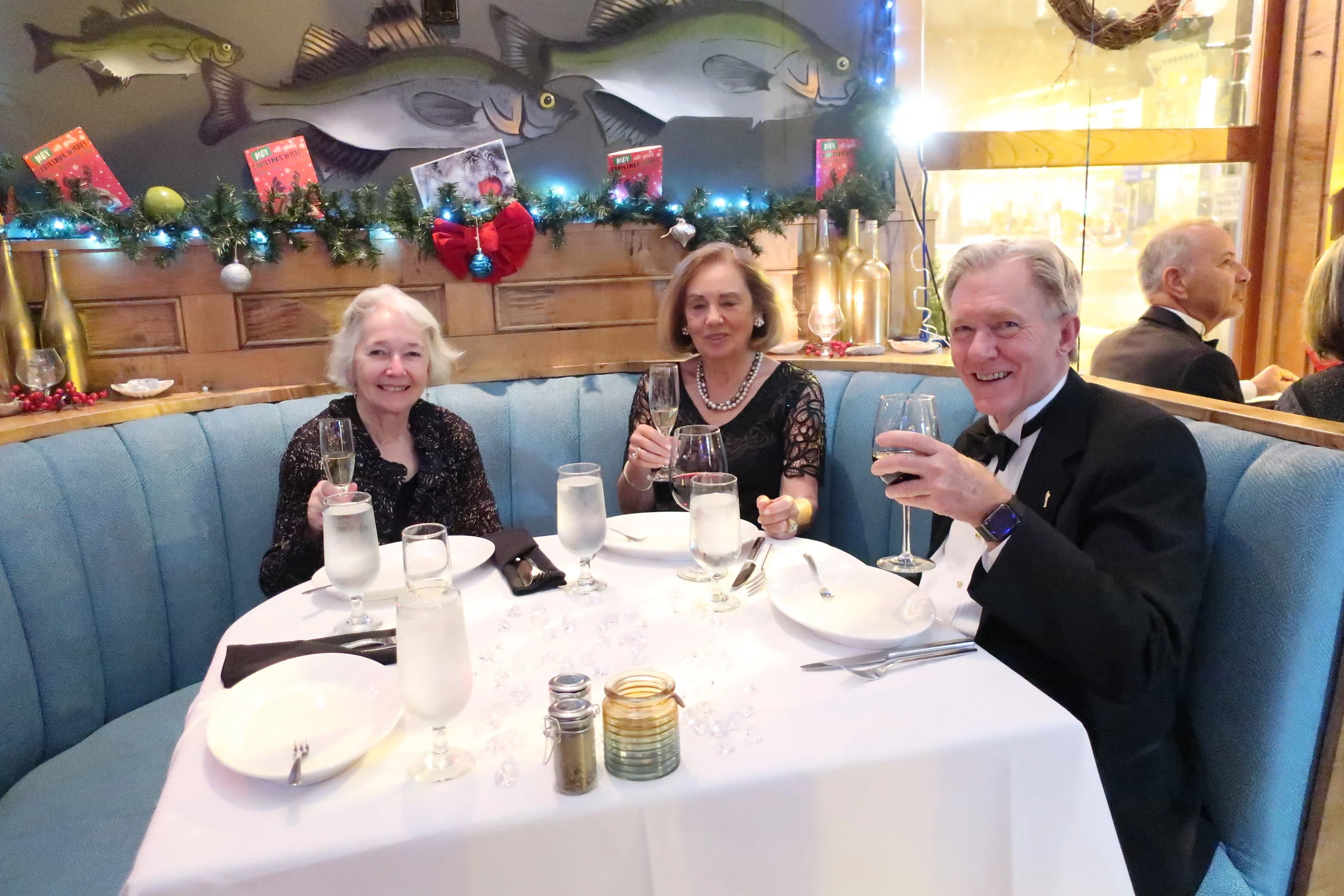  New Year's Eve 2018 at Ophelia's--Carrol Benner Kindel, Margaret Starkey and Rob Carlson 