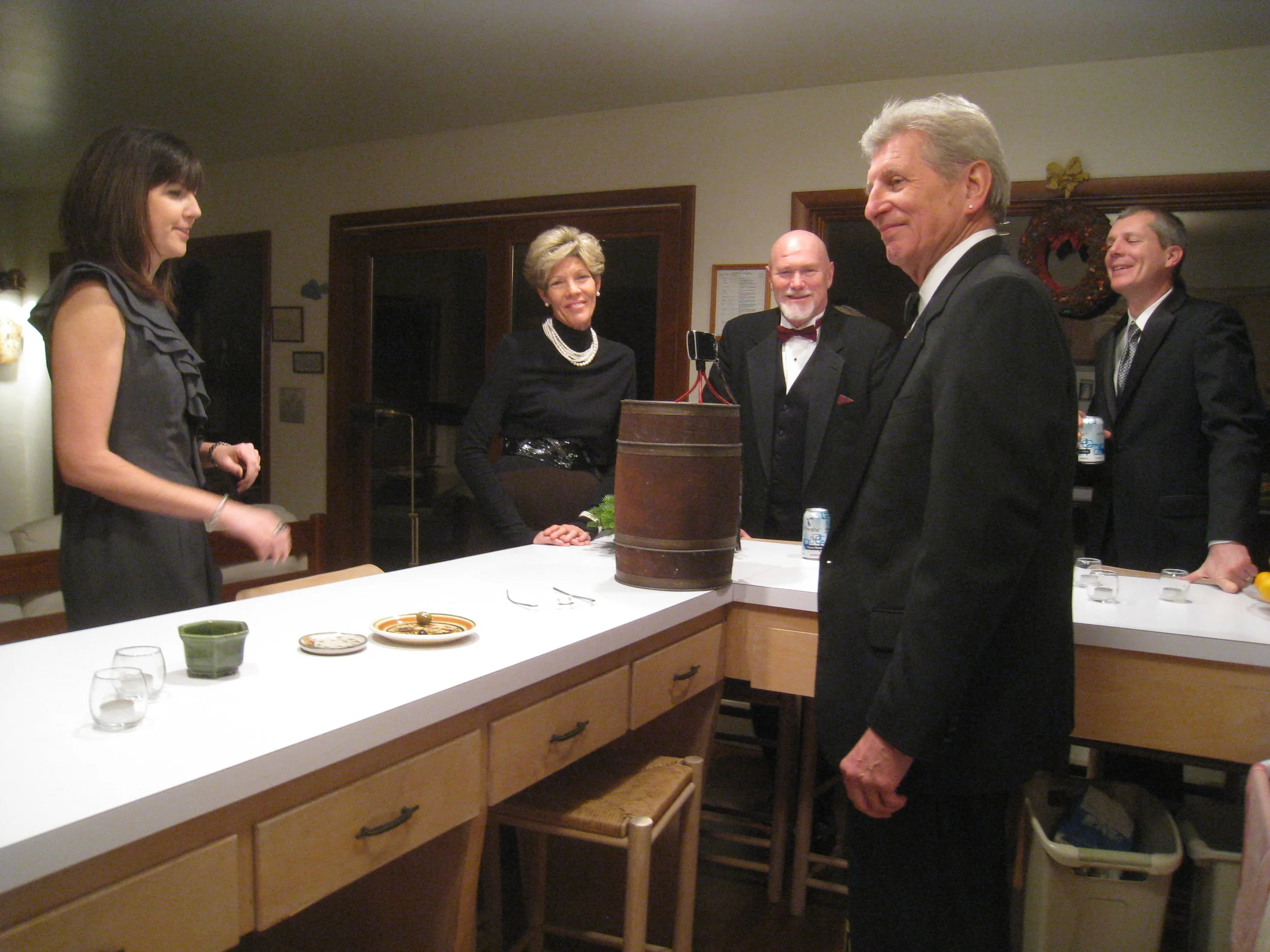  Kent Island, MD - Beachhouse; ready for New Year's Eve, Jen Kindel, Debbie and Rick Schreiber, Karl Kindel and Peter Kindel 
