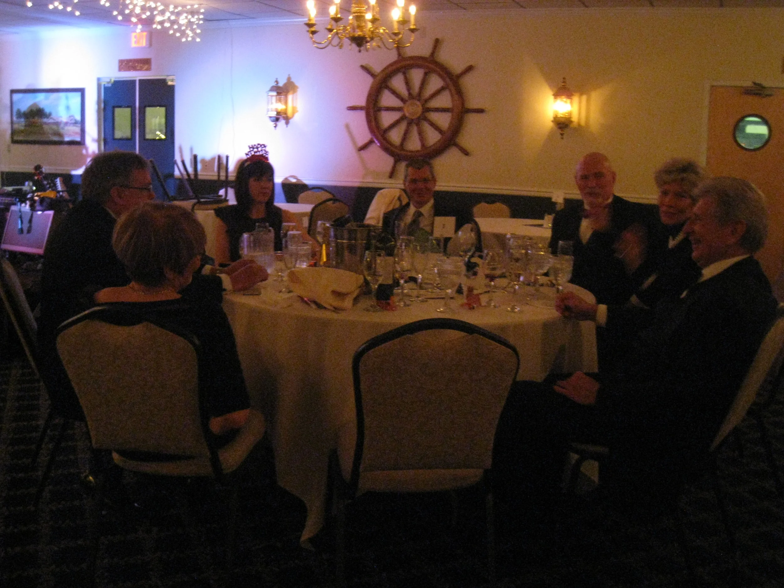  Kent Island, MD - Kent Island Yacht Club New Year's Eve, Karl Holmes, Cathy Pettinari, Jen and Peter Kindel, RIck and Debbie Schreiber, and Karl Kindel 