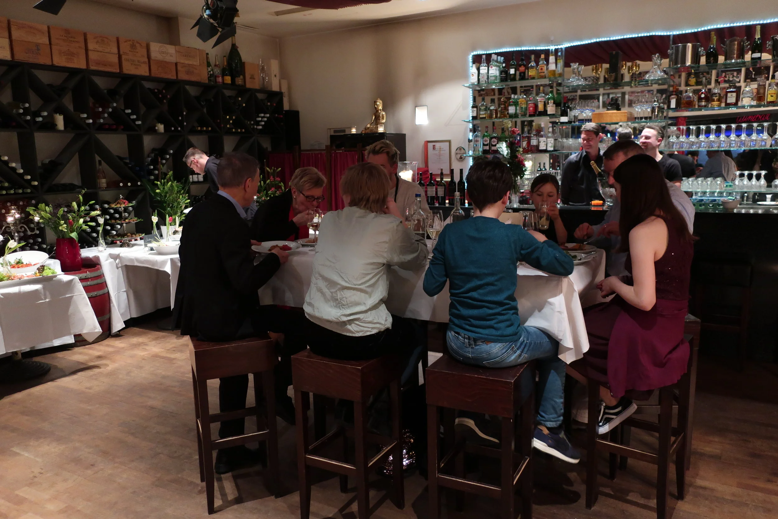  Cologne--Winter 2019--Harald Grieser's 80th birthday at Lithtenberg Cafe. 