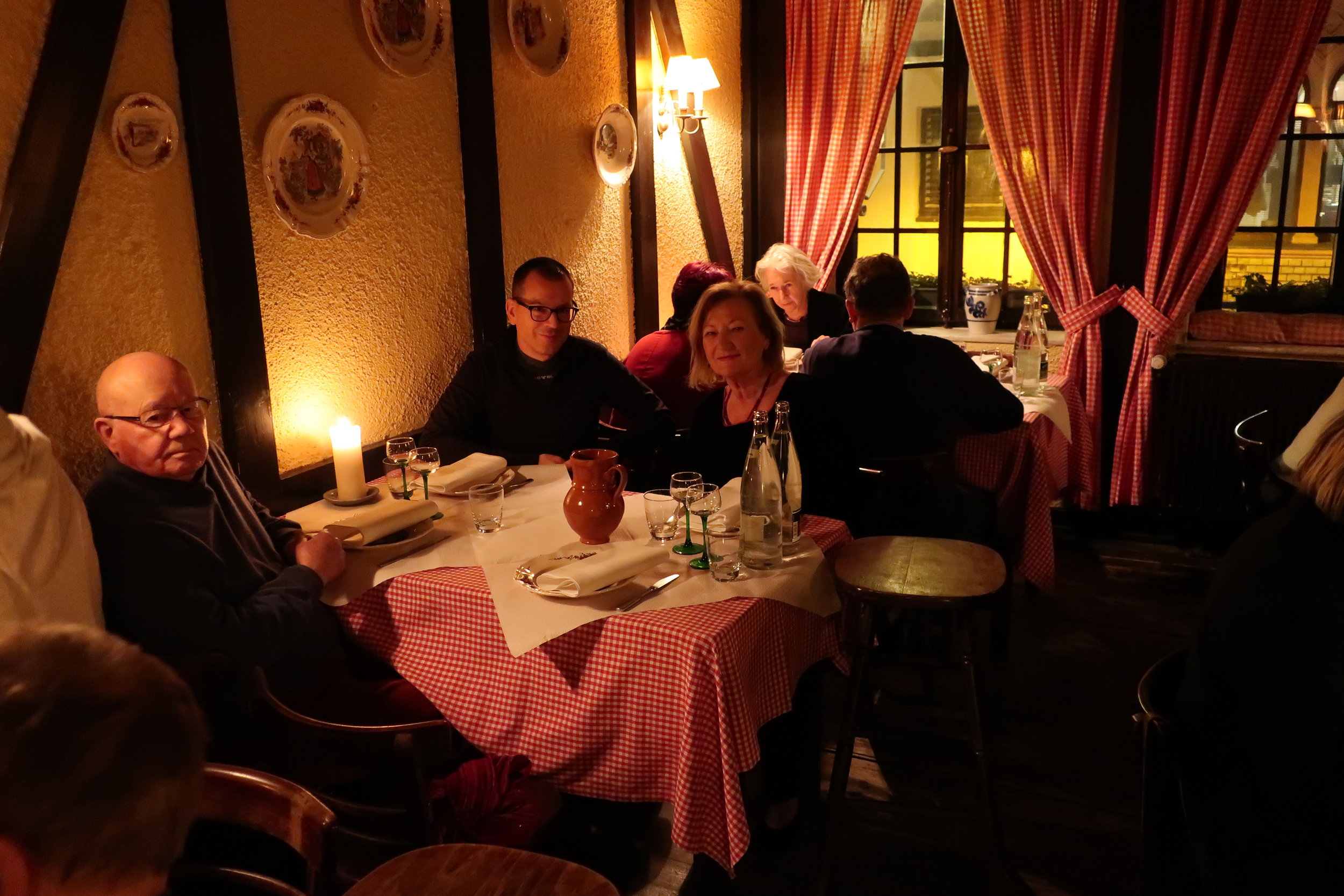  Cologne--Winter 2019--Harald Grieser's 80th birthday--Waches French restaurant 