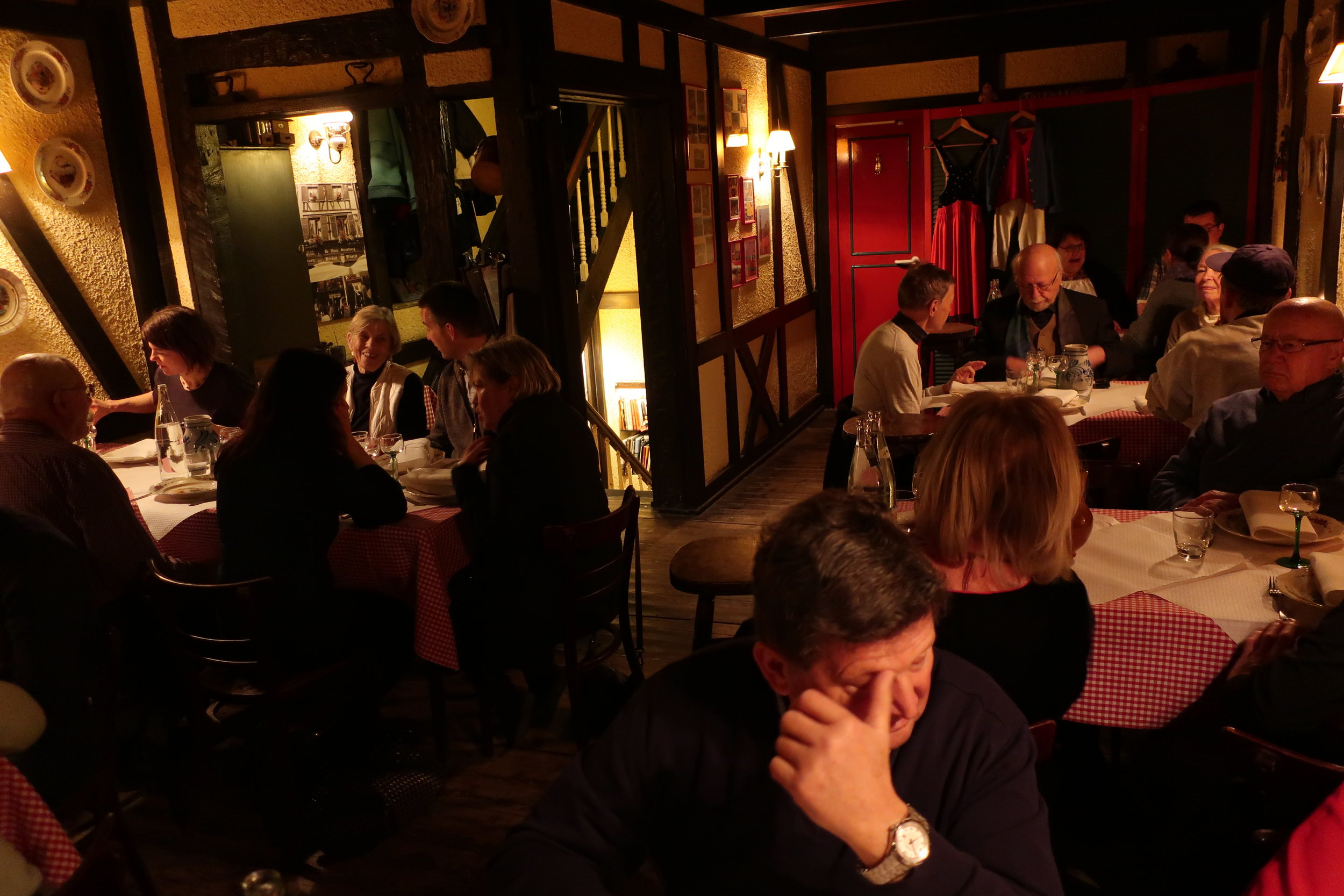  Cologne--Winter 2019--Harald Grieser's 80th birthday--Waches French restaurant 