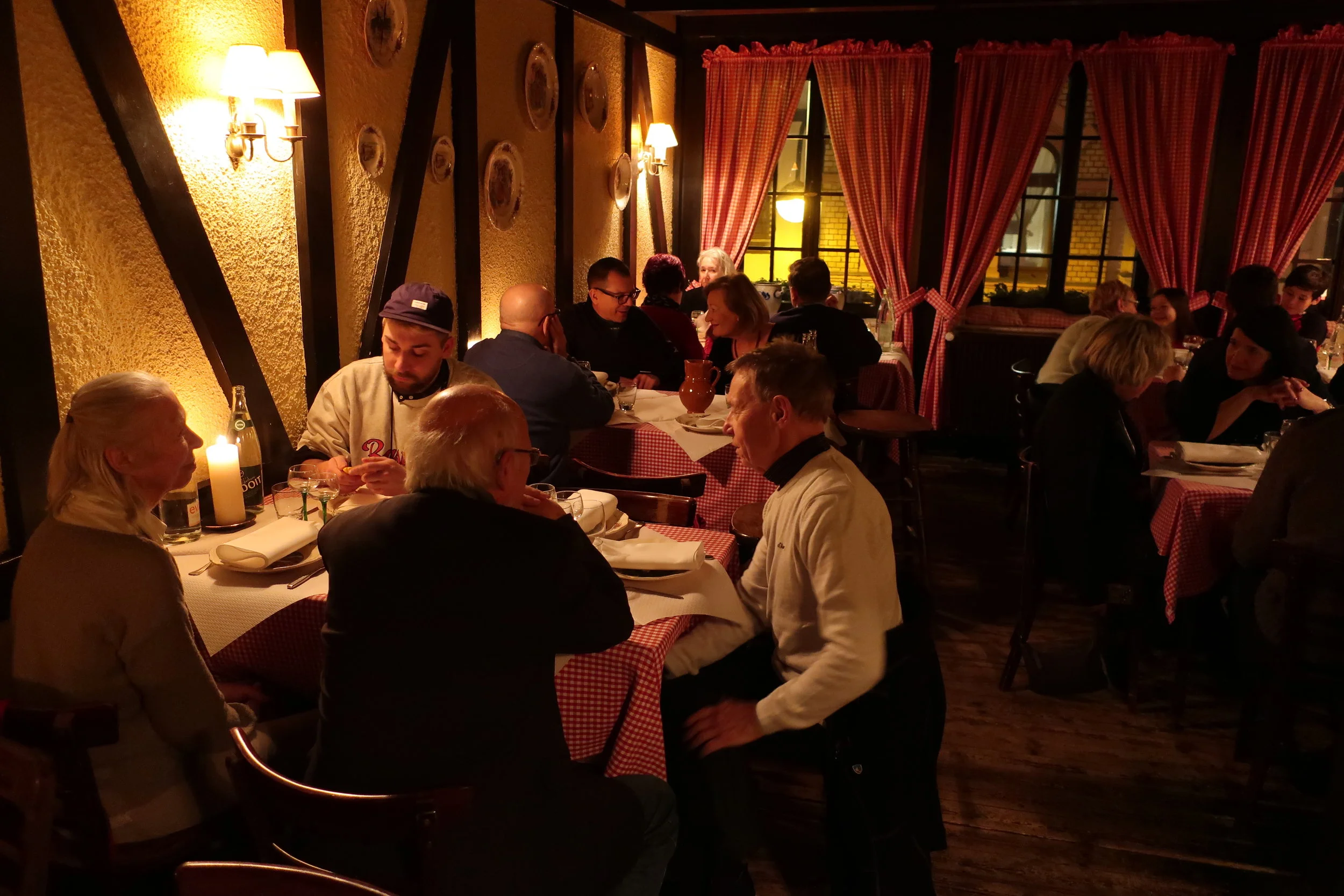  Cologne--Winter 2019--Harald Grieser's 80th birthday--Waches French restaurant 