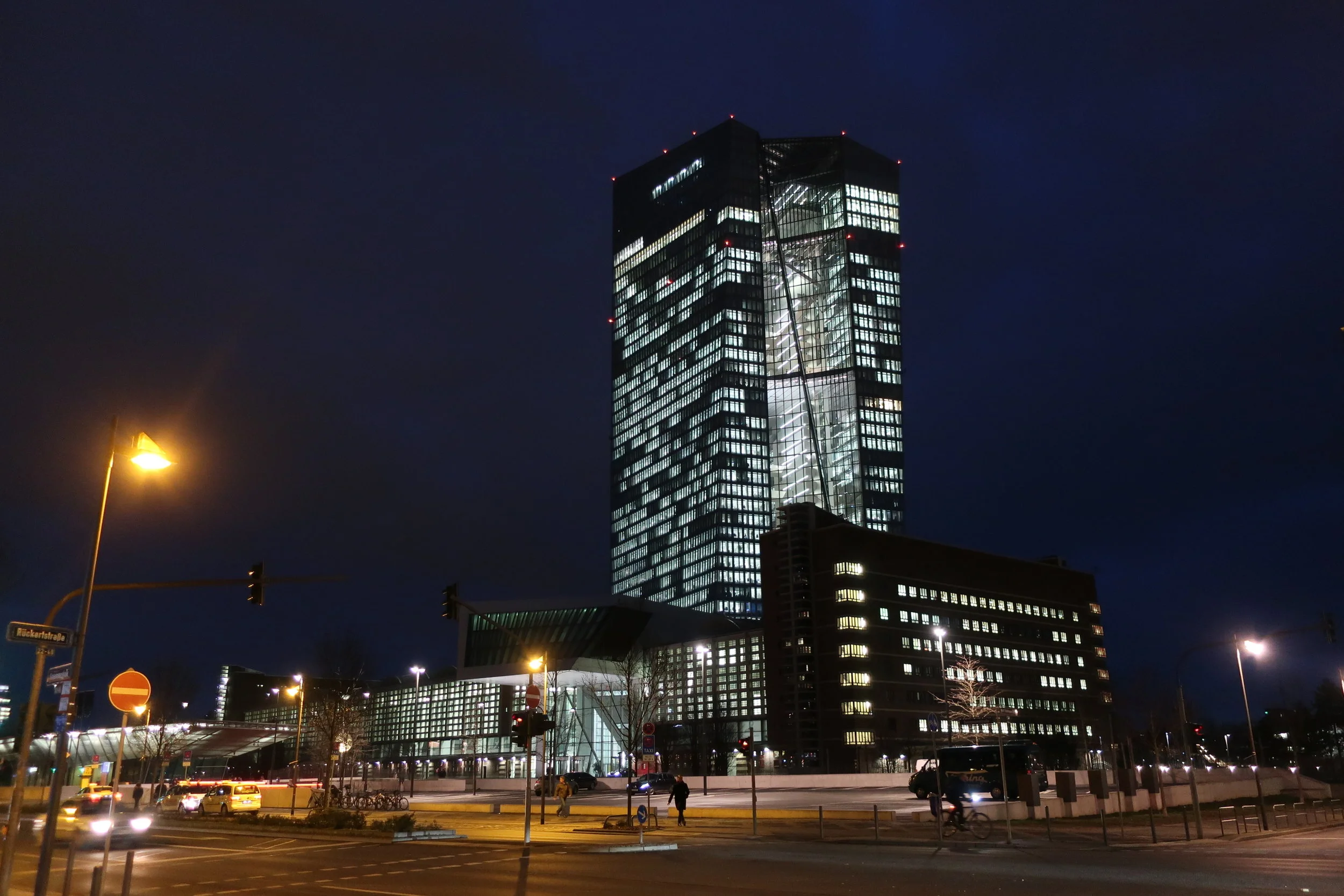  Frankfurt--Winter 2019-- New European Central Bank 