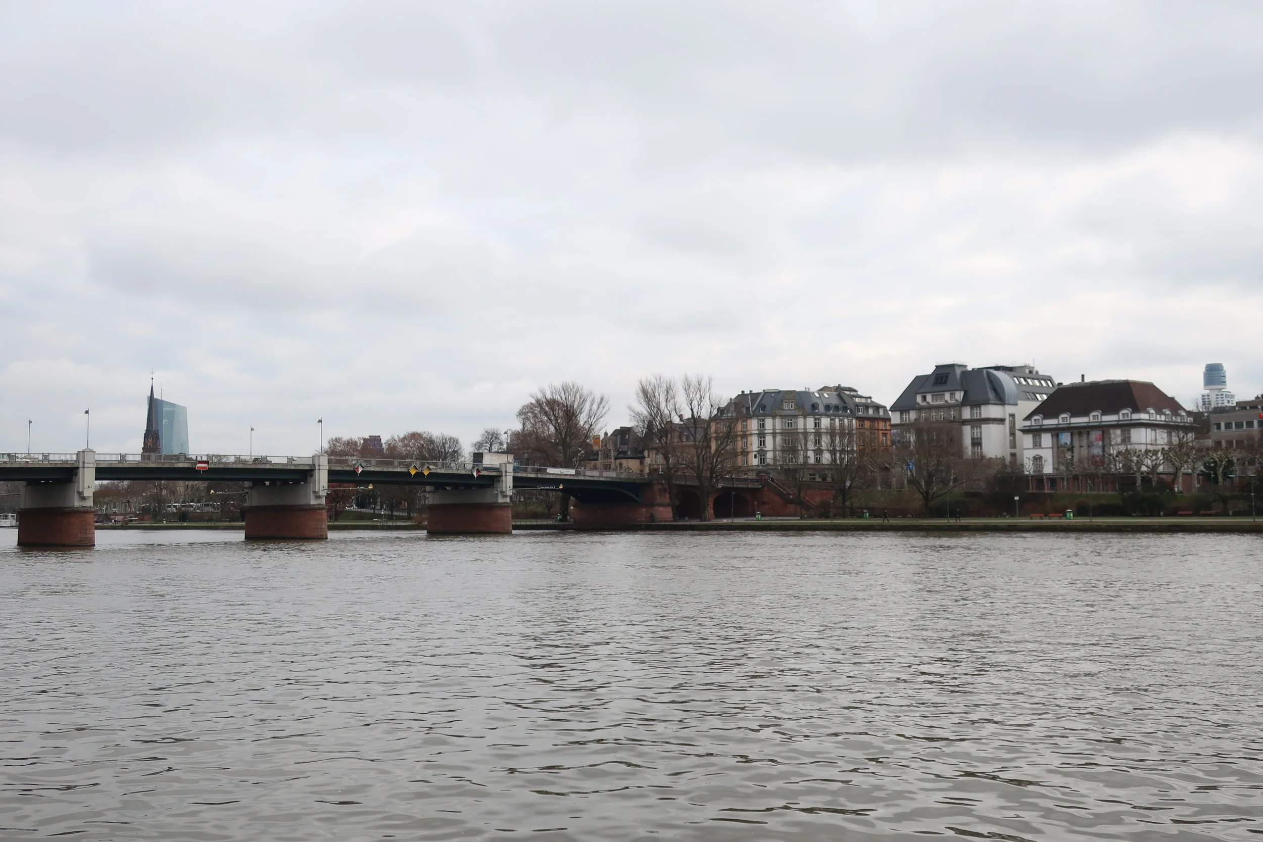  Frankfurt--Winter 2019-- Along the Main River--Museum side of Main 