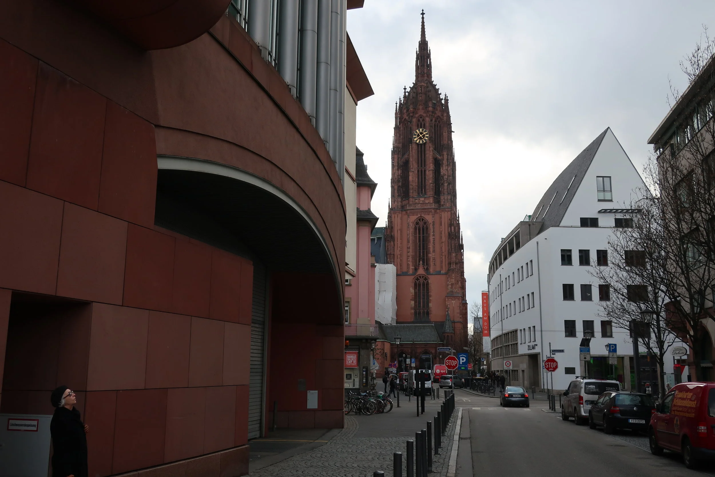  Frankfurt--Winter 2019--Innen Stadt, View of Kaiser Dom 