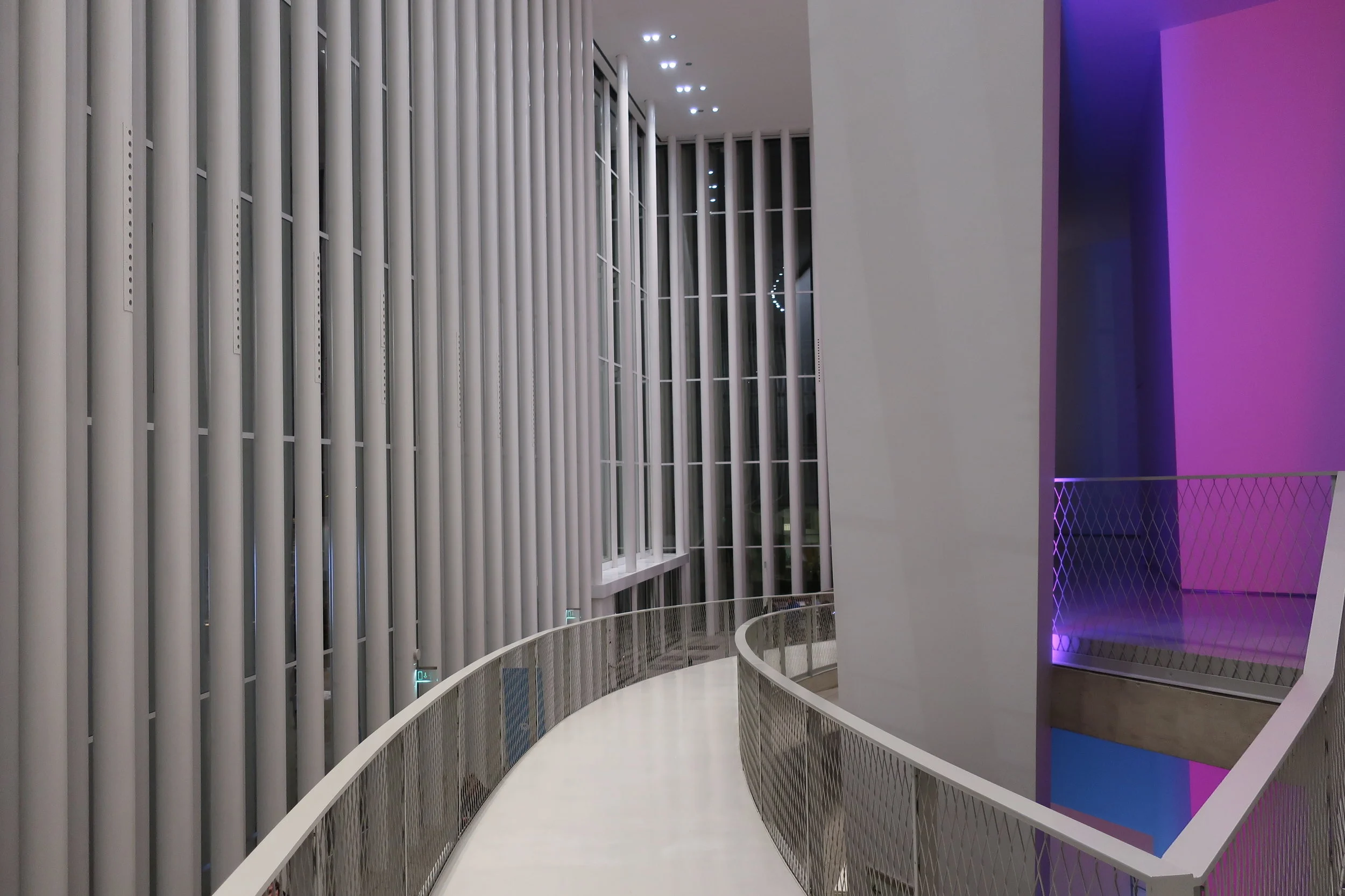  Luxembourg--Winter 2019--The Philharmonie, the flight to the balconies 