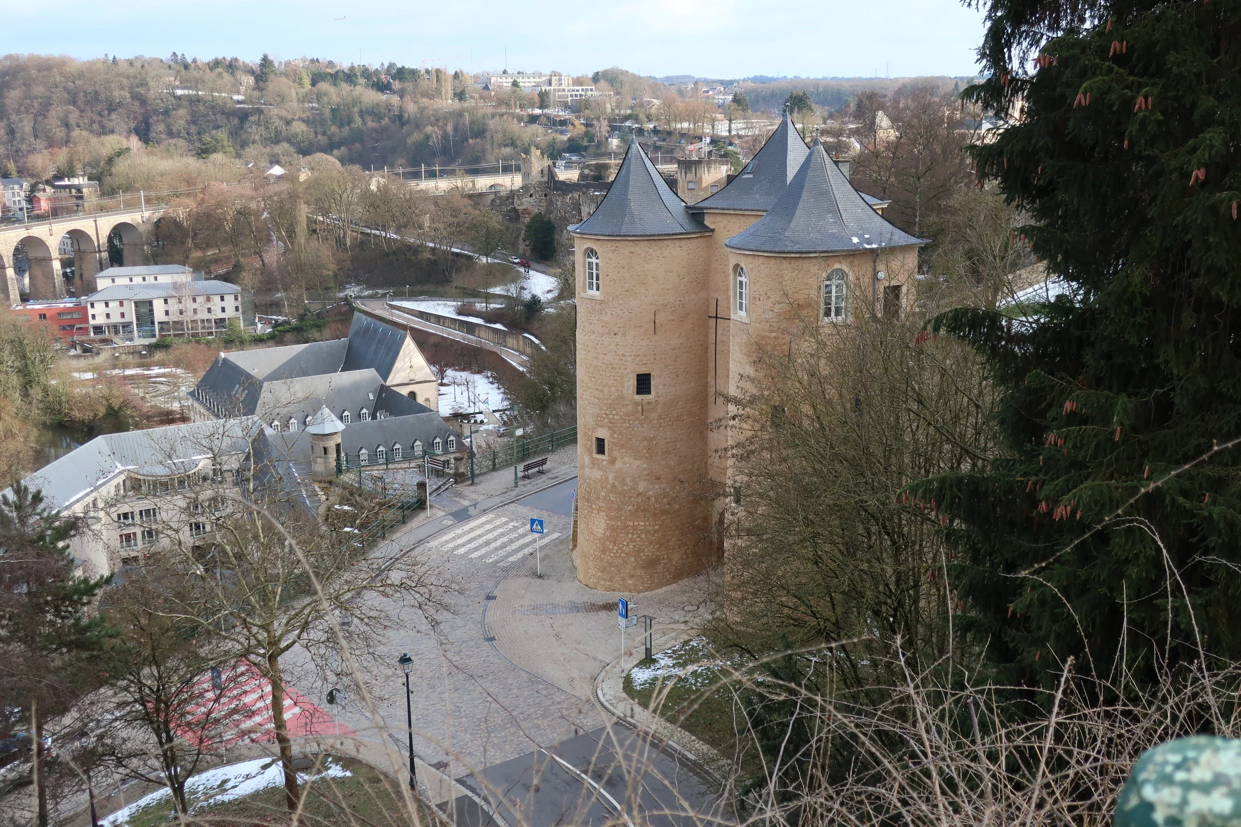  Luxembourg--Winter 2019--The Three Towers 