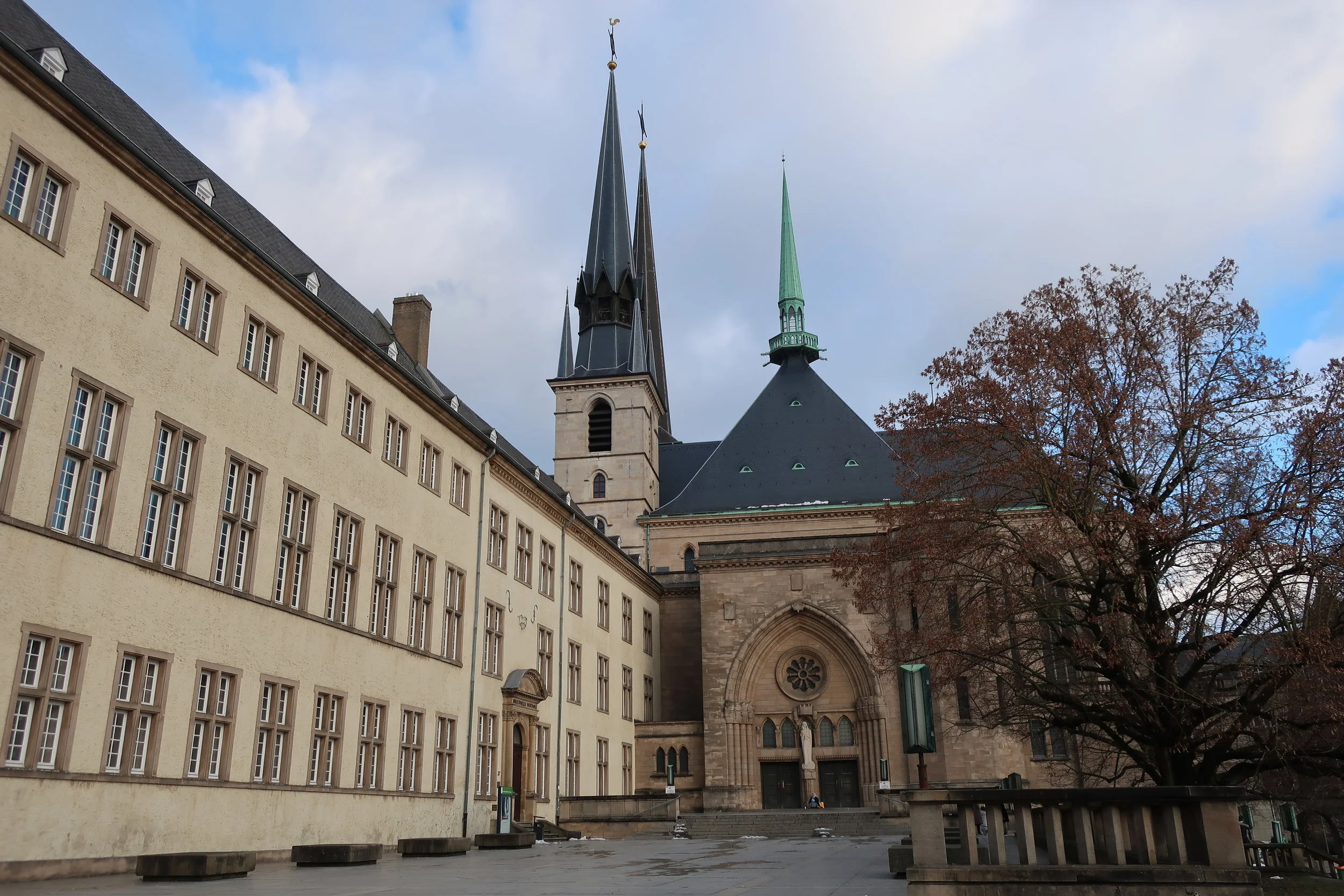  Luxembourg--Winter 2019--Notre Dame Cathedral 