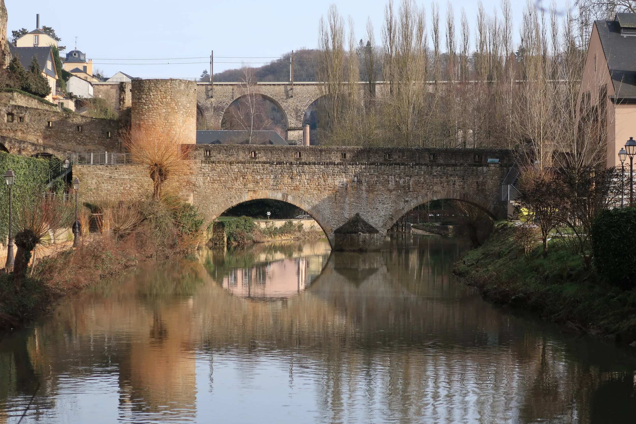  Luxembourg--Winter 2019--The Grund -- Strierchen Bridge 