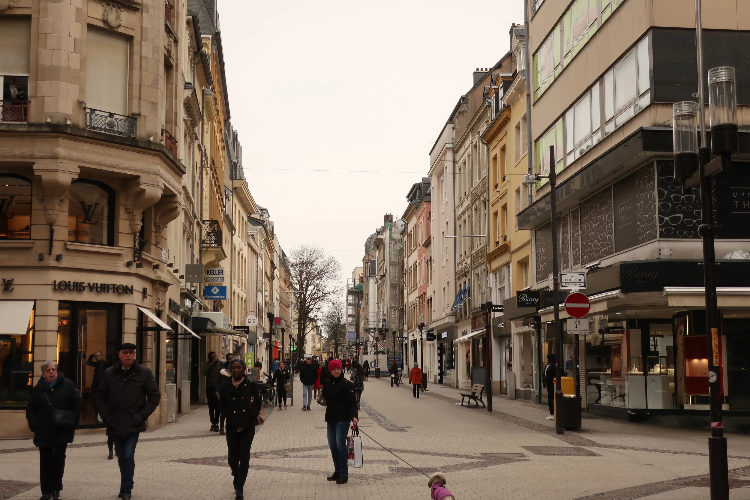  Luxembourg--Winter 2019--Main Shopping street--Gran Rue 