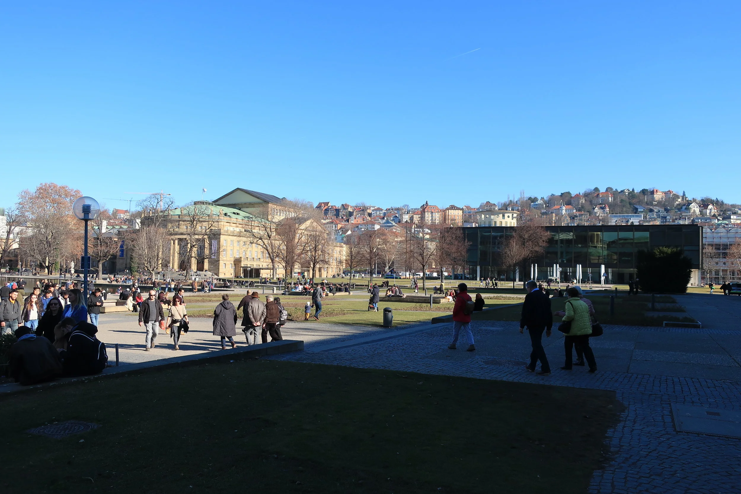  Stuttgart--Winter 2019--The Opera House and Parliament 