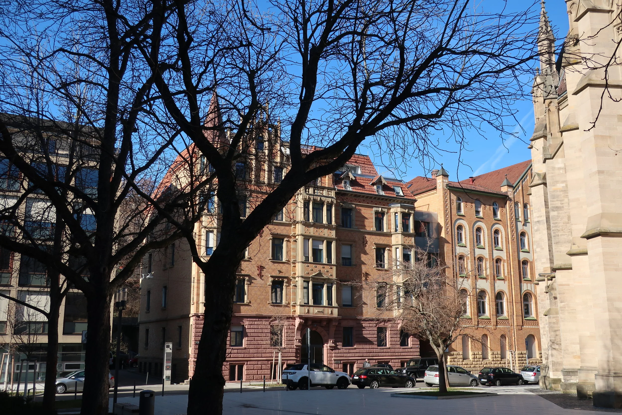  Stuttgart--Winter 2019--In the Sud-Stadt, typical buildings off Tubingerstrasse 