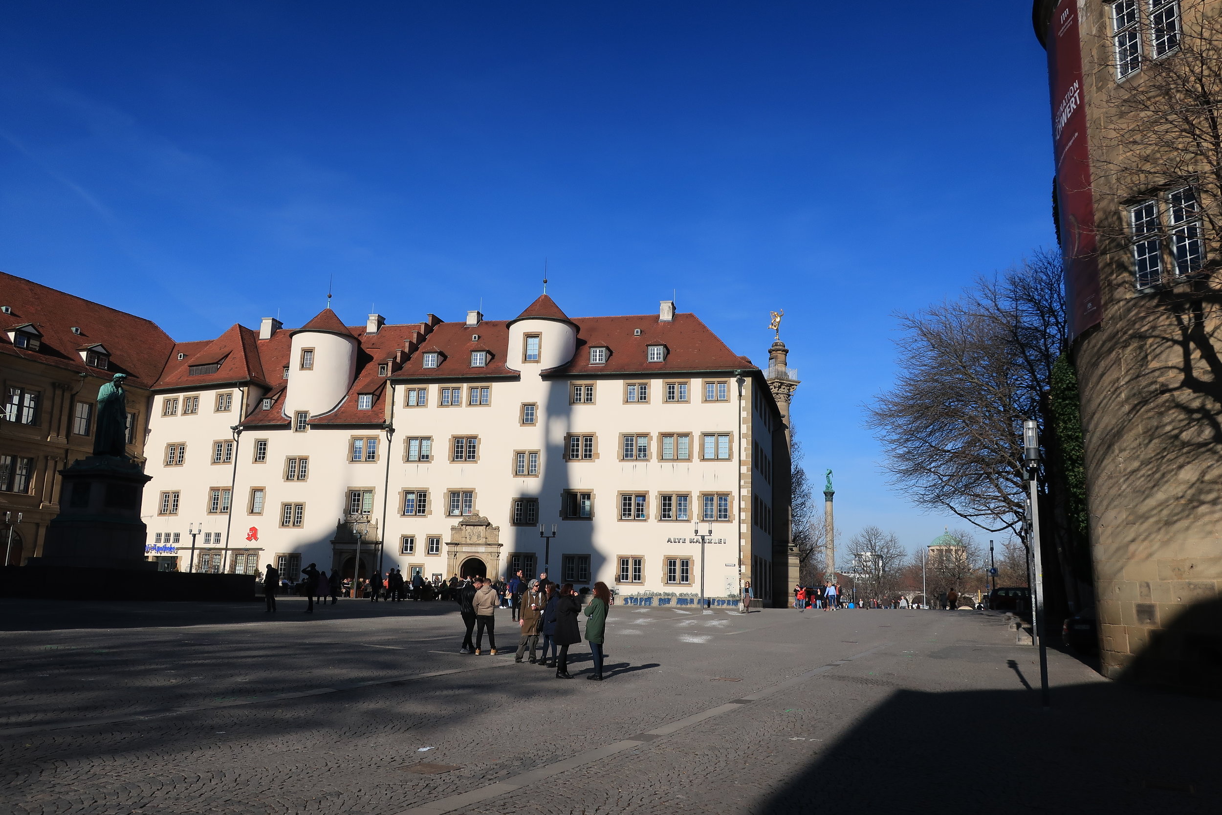  Stuttgart--Winter 2019--The old chancellory on the Schillerplatz 