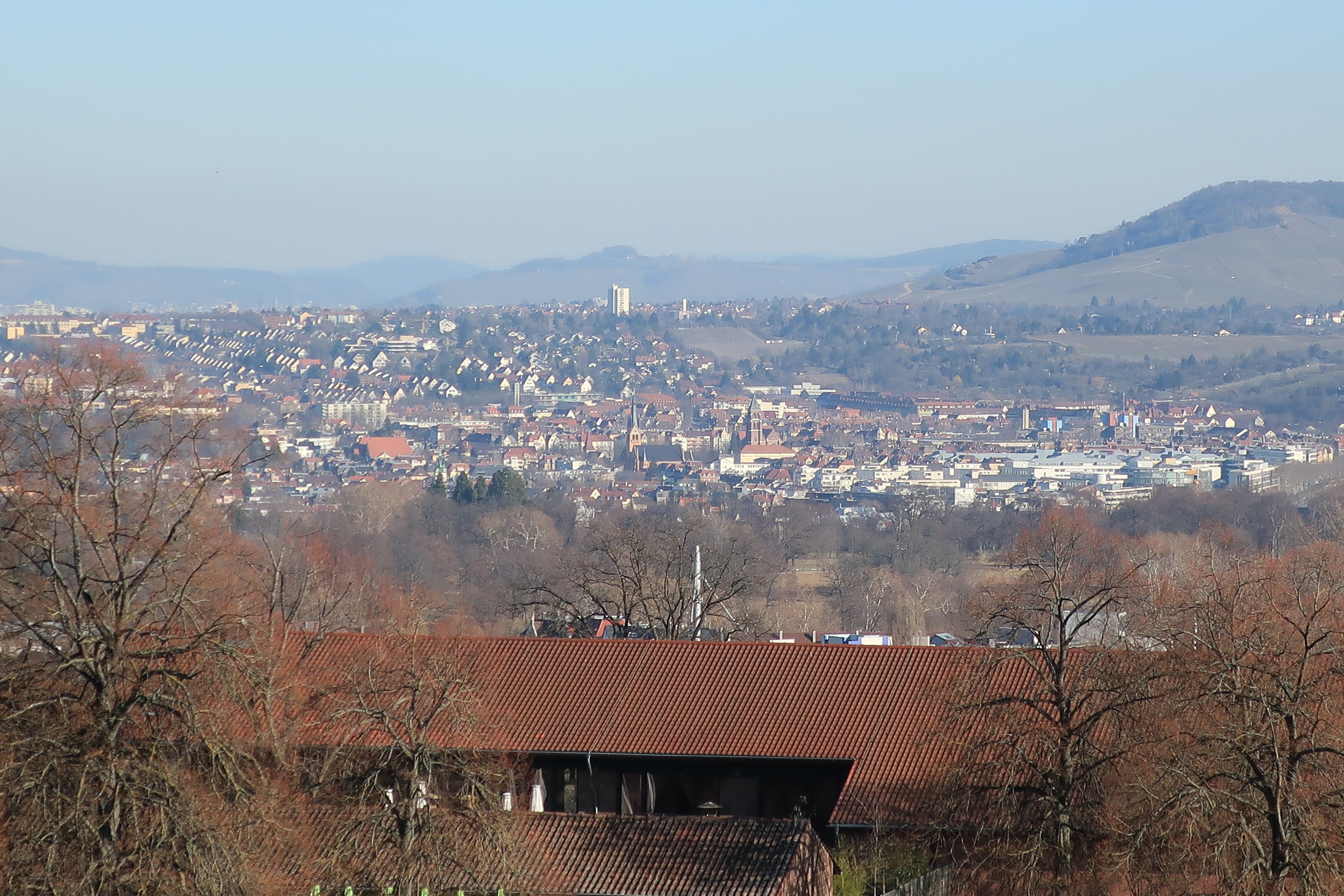  Stuttgart--Winter 2019--Stuttgart from Hohe Parrk 