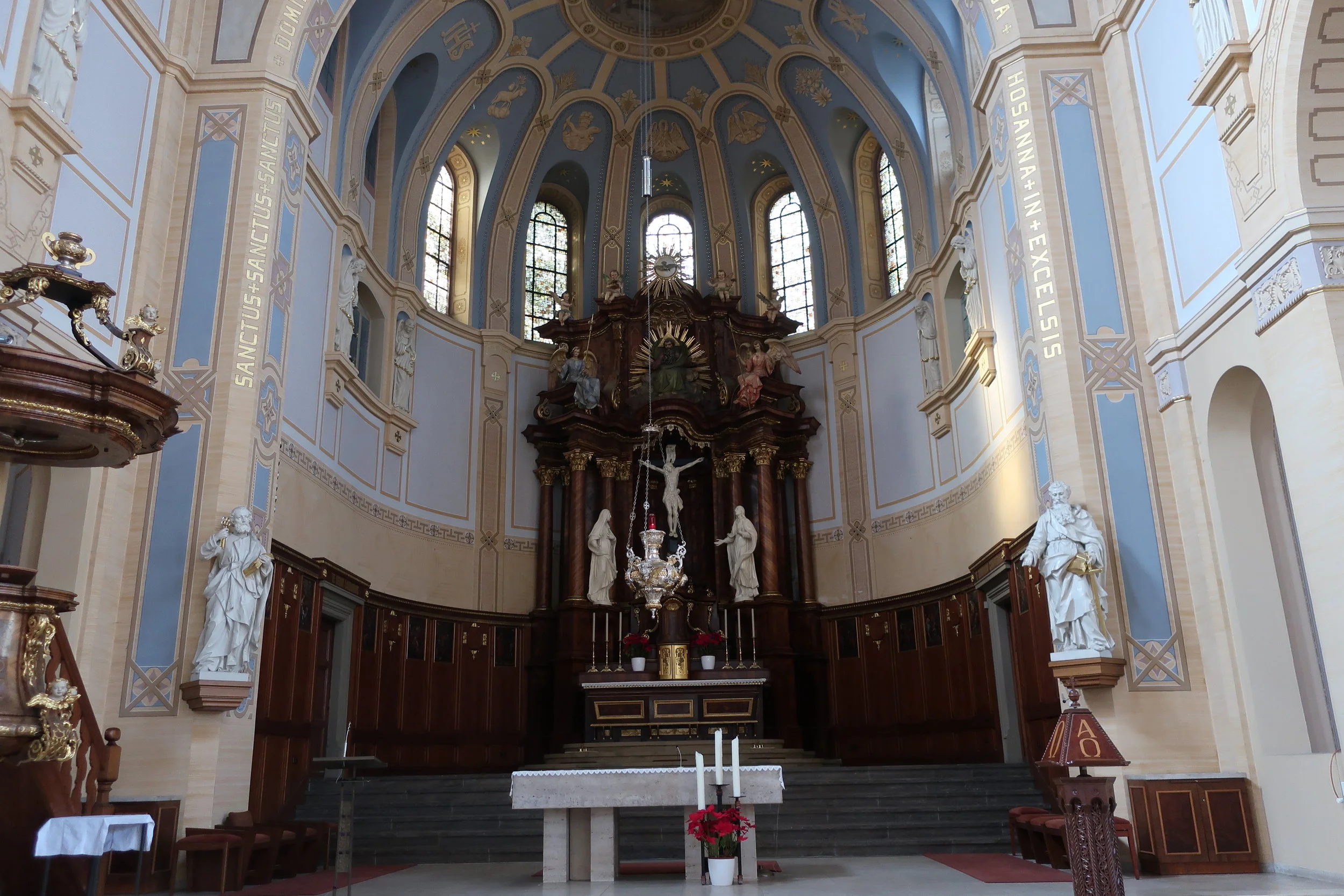  Weinheim--Winter 2019--Laurentius Church 