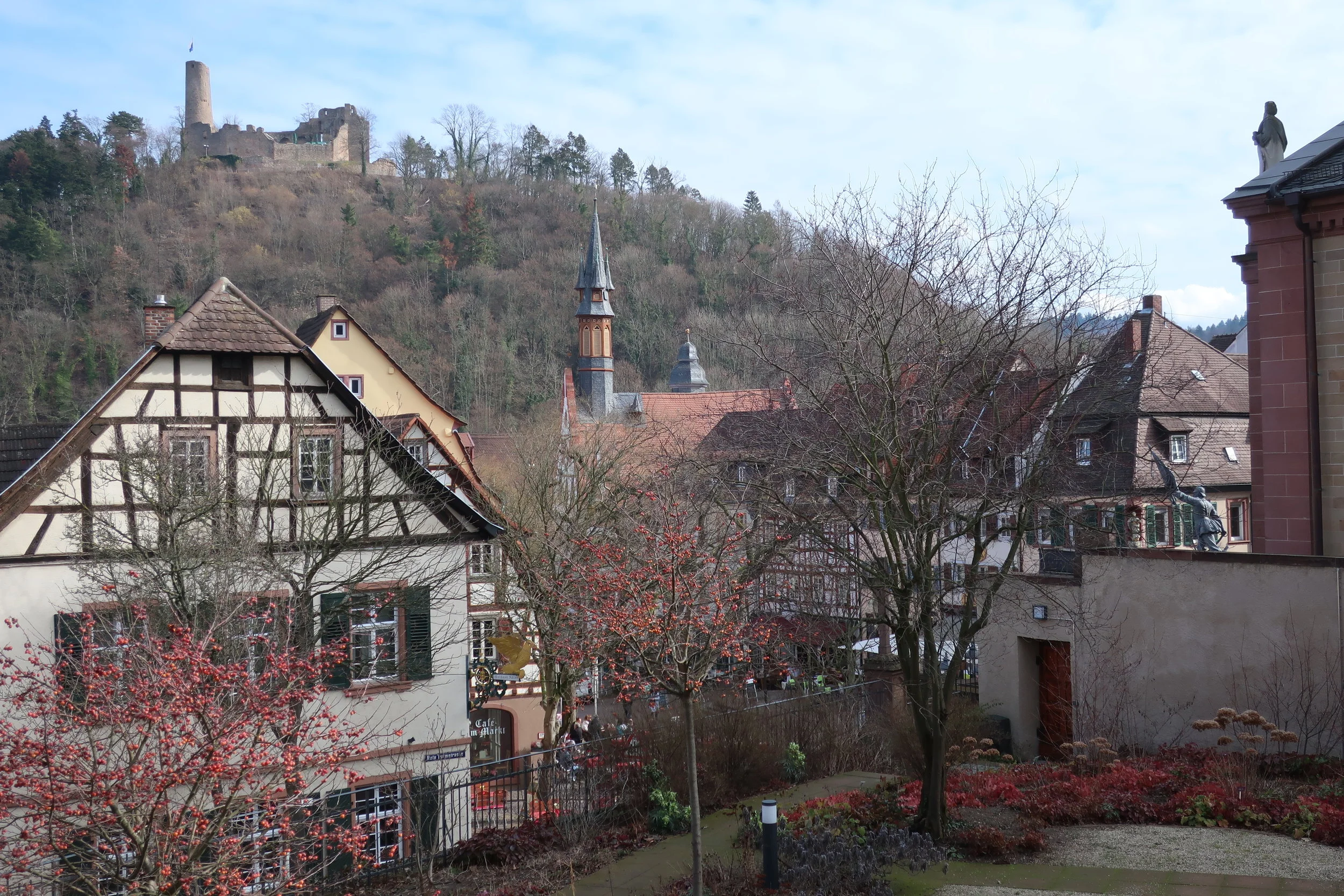  Weinheim--Winter 2019--Burgruine Windeck ruins 
