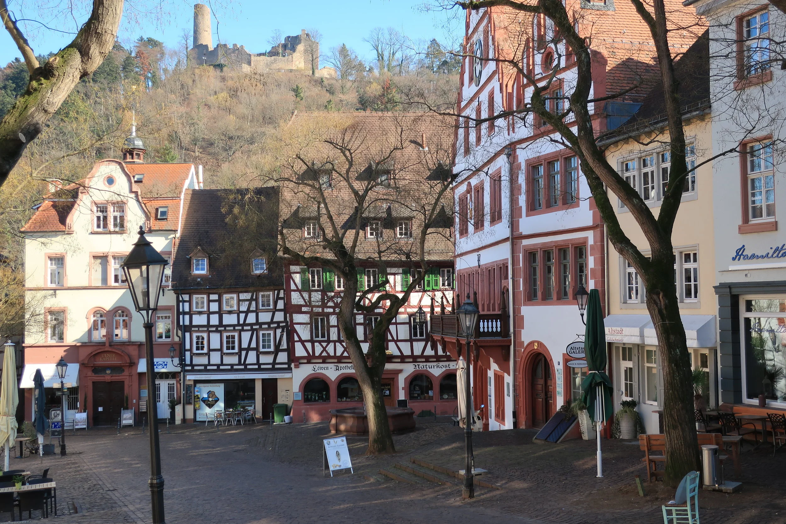  Weinheim--Winter 2019--Marktplatz 