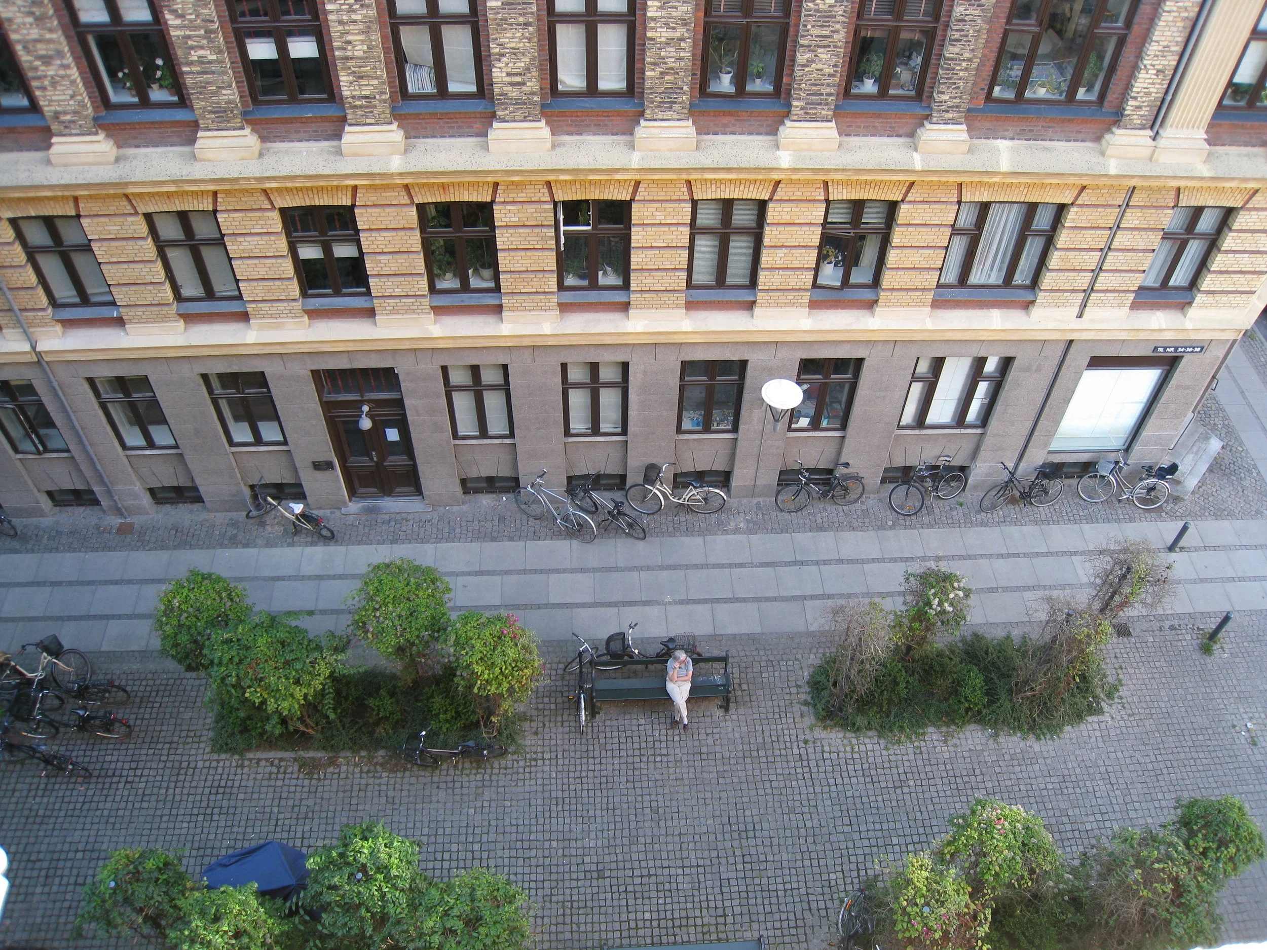  Copenhagen, View of Carrol from our Apartment at Skydebanegade 41 
