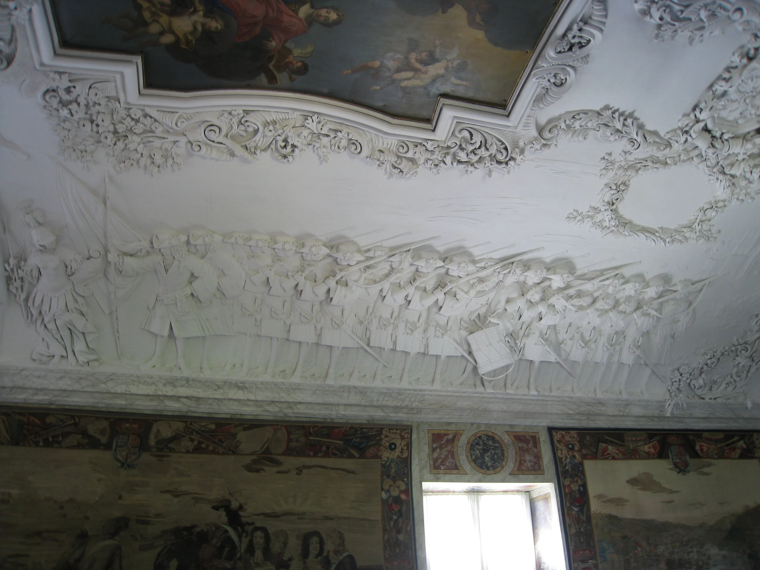  Copenhagen, Rosenborg Castle Long Hall Ceiling 