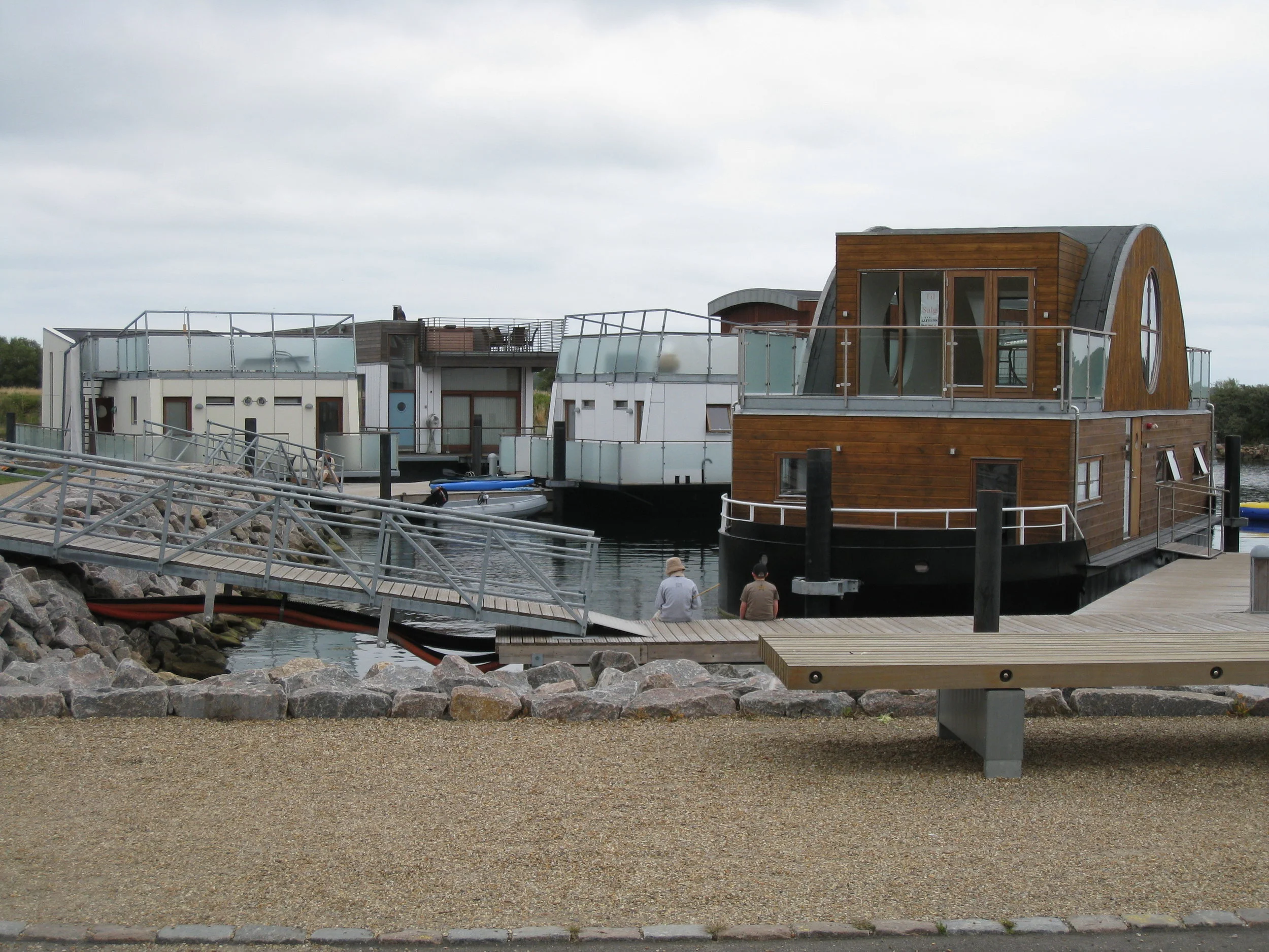  Nykobing, New Housing (on barge) on the Bay 
