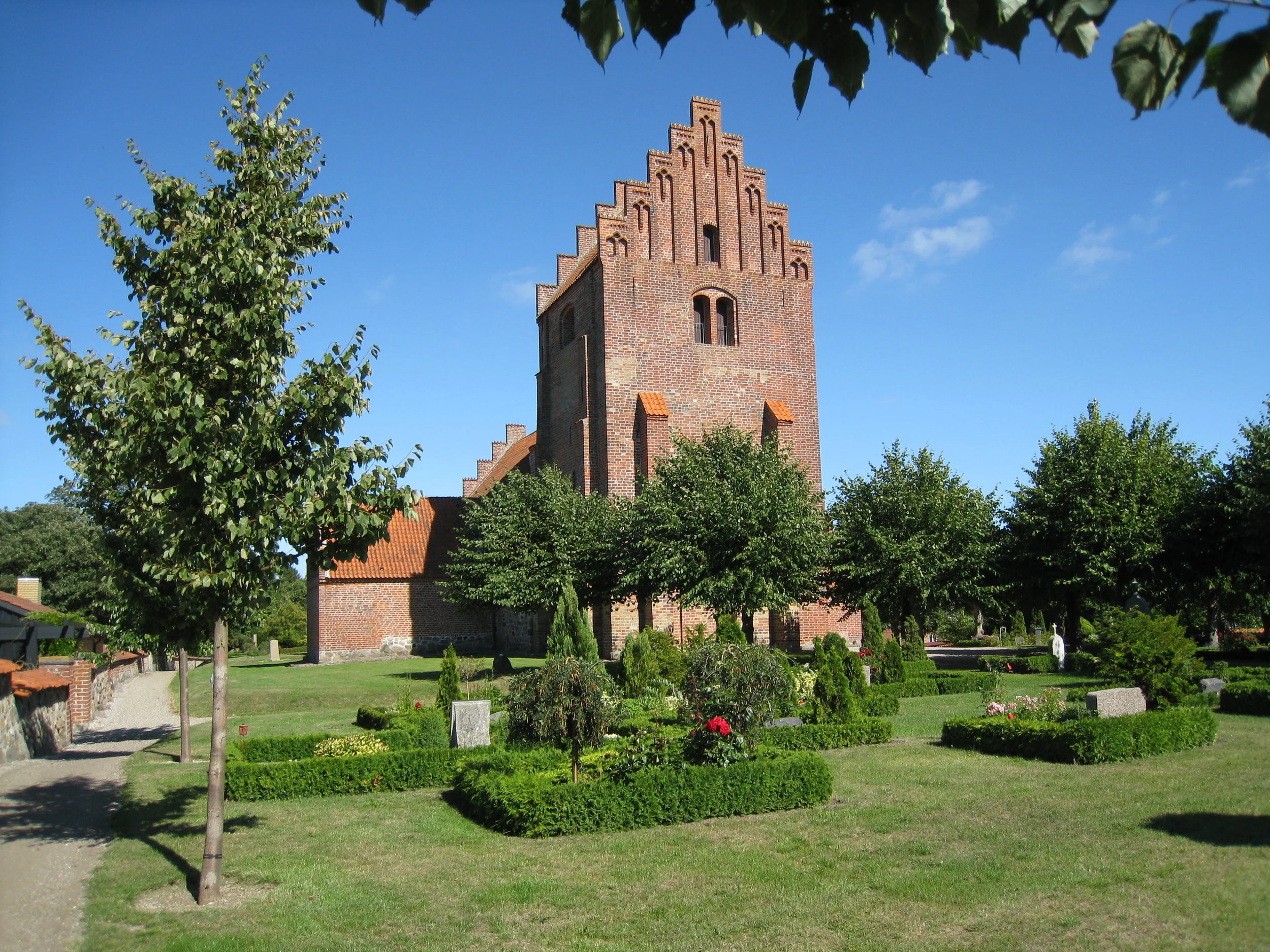  Hojby, Near Nykobing, Typical Early (1100's) Church 