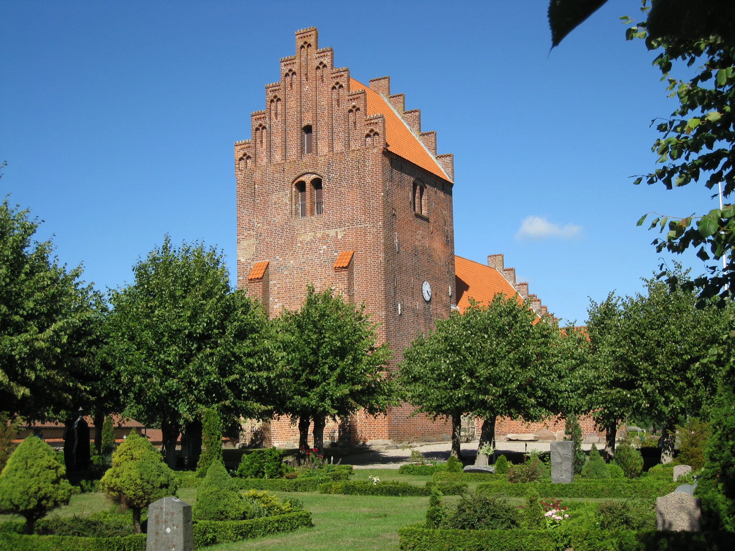  Hojby, Near Nykobing, Typical Early (1100's) Church 